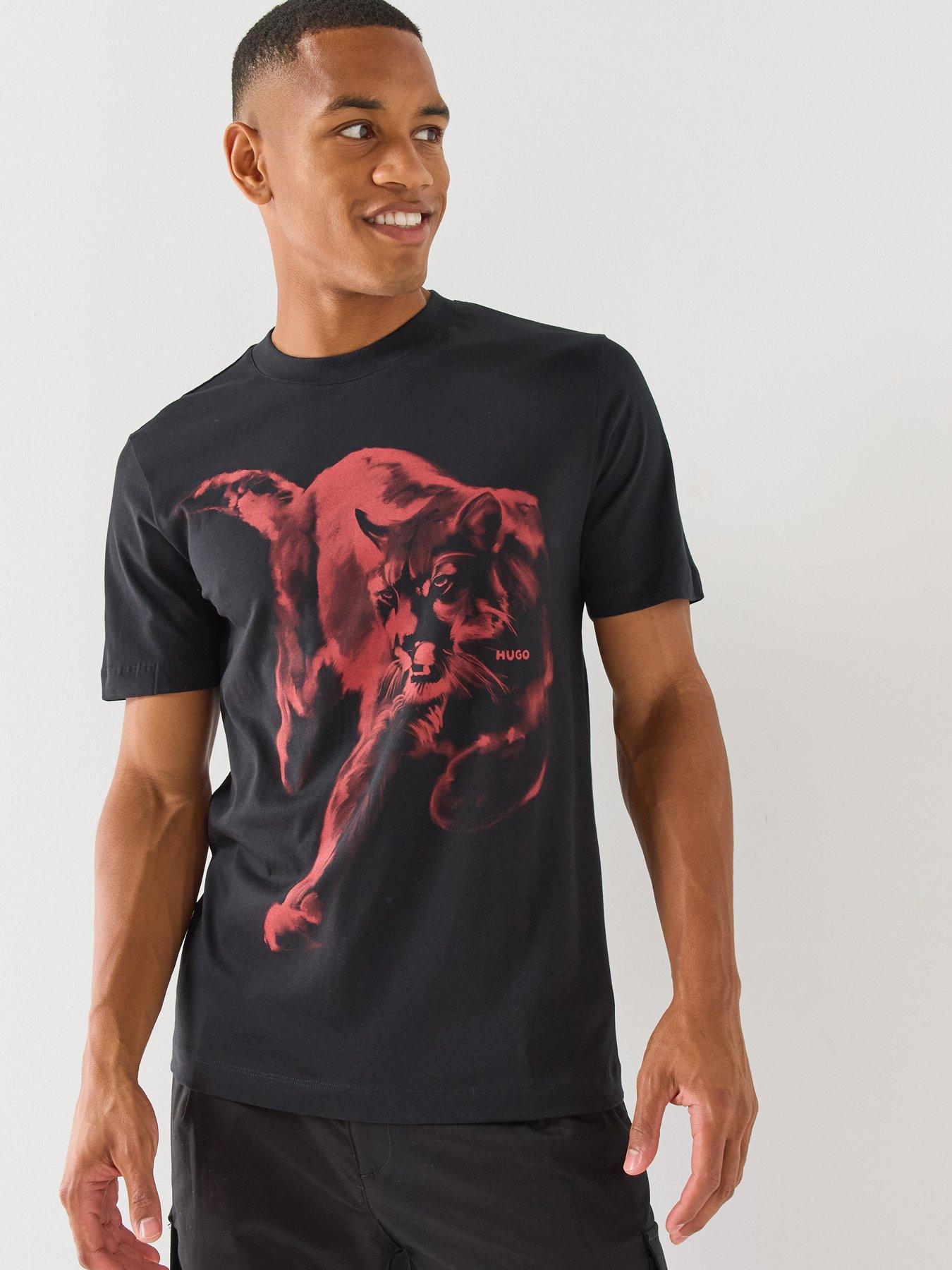 HUGO Daffilo T-Shirt - Black