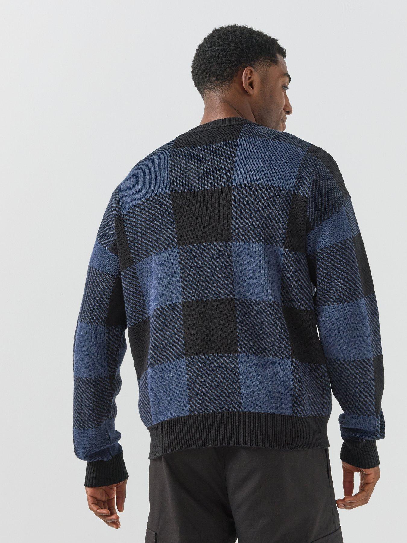 Image 2 of 6 of HUGO Hugo Blue Stuvee Knitted Jumper - Dark Blue