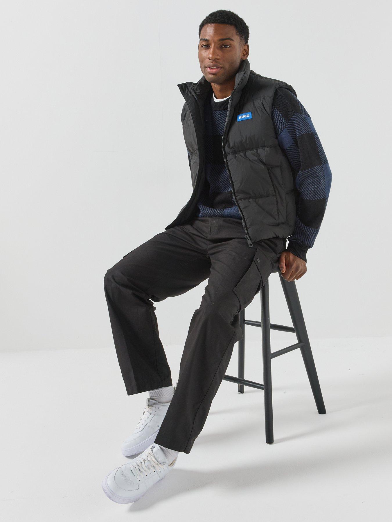 Image 6 of 6 of HUGO Hugo Blue Stuvee Knitted Jumper - Dark Blue