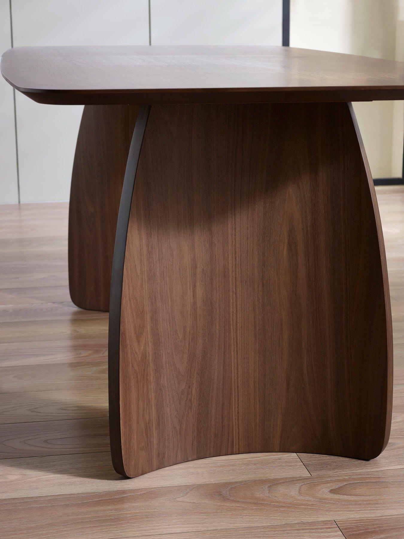 Image 3 of 6 of Julian Bowen Artemis Table & 6 Ella Cream Chairs