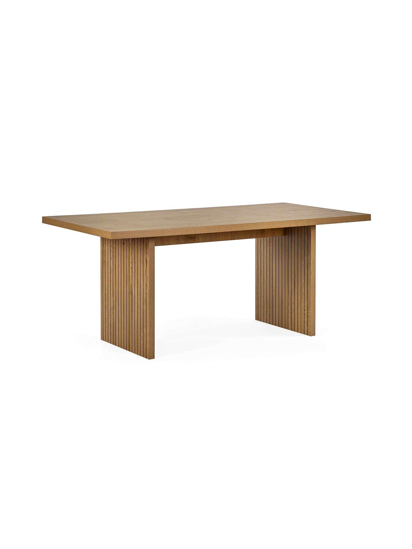 Image 3 of 6 of Julian Bowen Arundel Table with Cream Chair Options