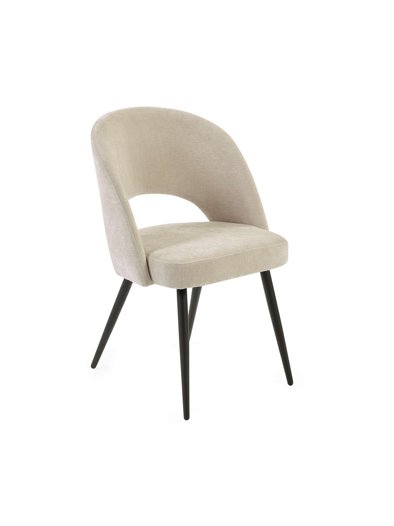 Image 4 of 6 of Julian Bowen Arundel Table with Cream Chair Options