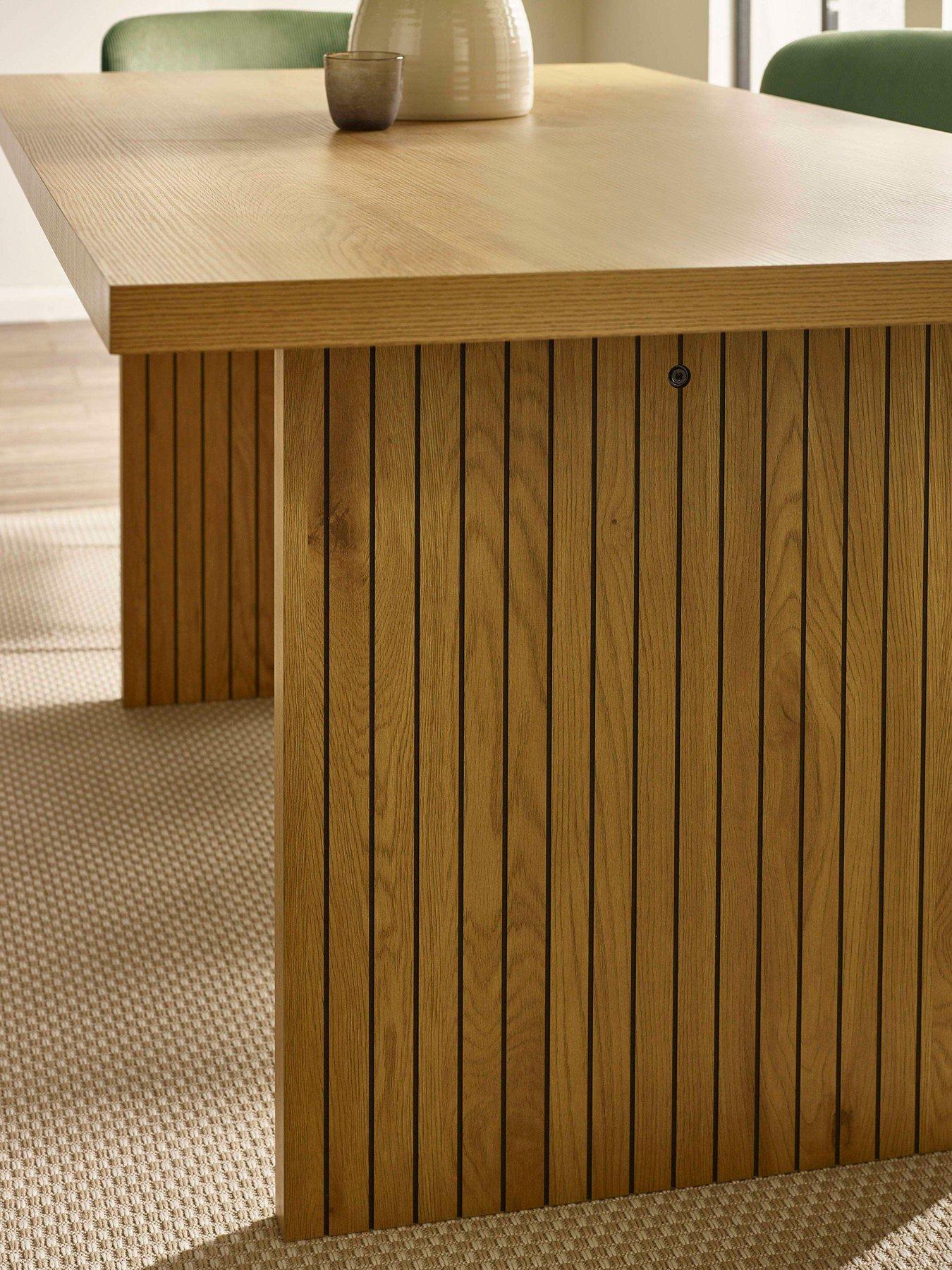 Image 5 of 6 of Julian Bowen Arundel Table with Cream Chair Options