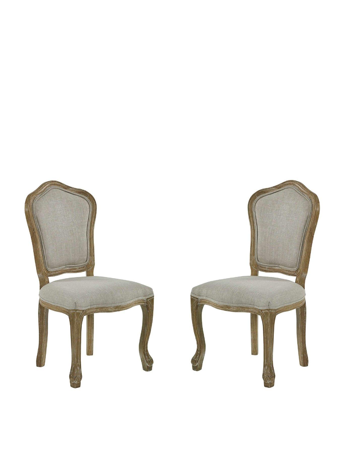 Image 2 of 7 of Julian Bowen Set Of 2 Camille Upholstered Dining Chairs