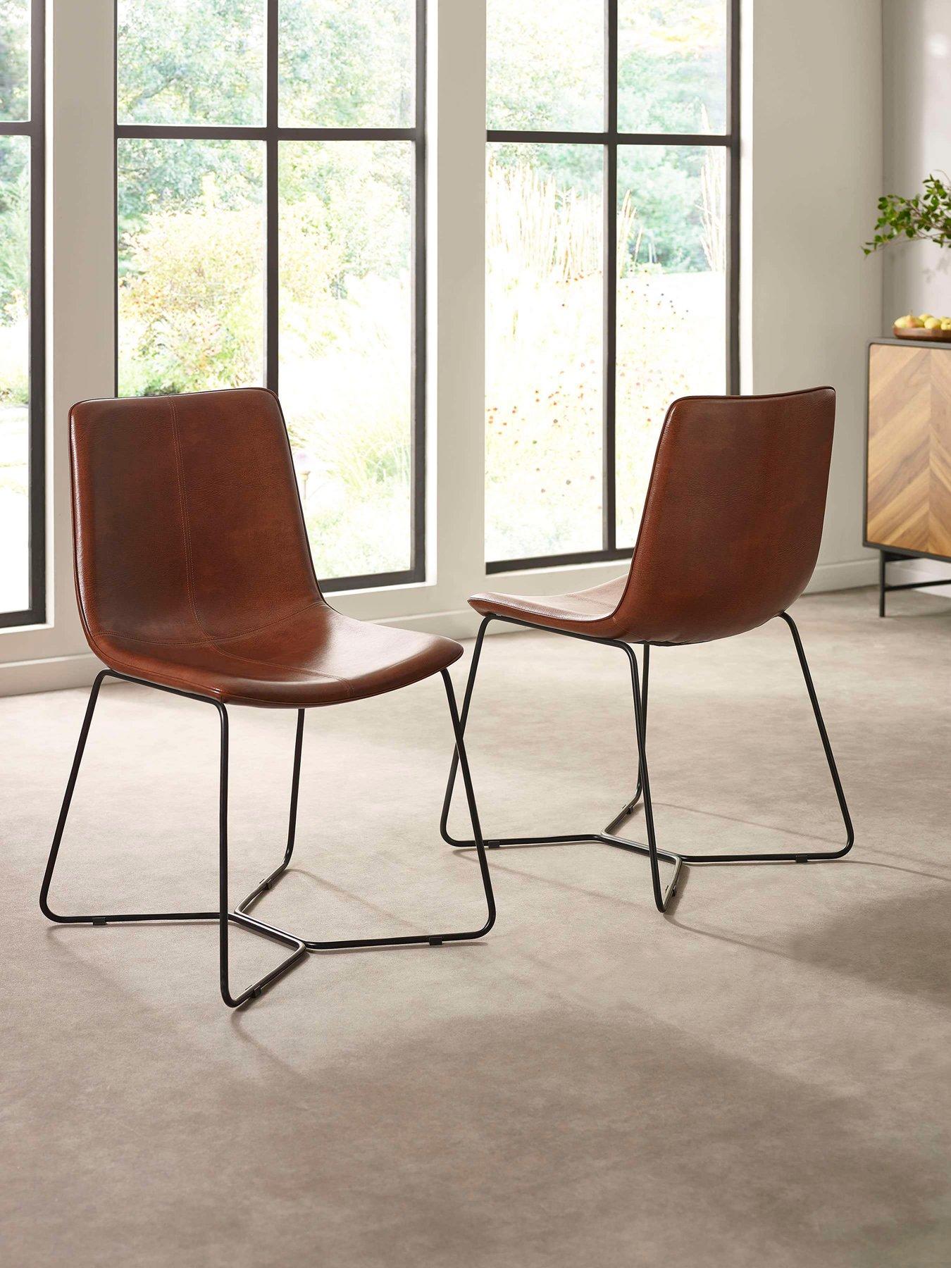 Julian Bowen Set Of 2 Joren Dining Chairs in One Colour