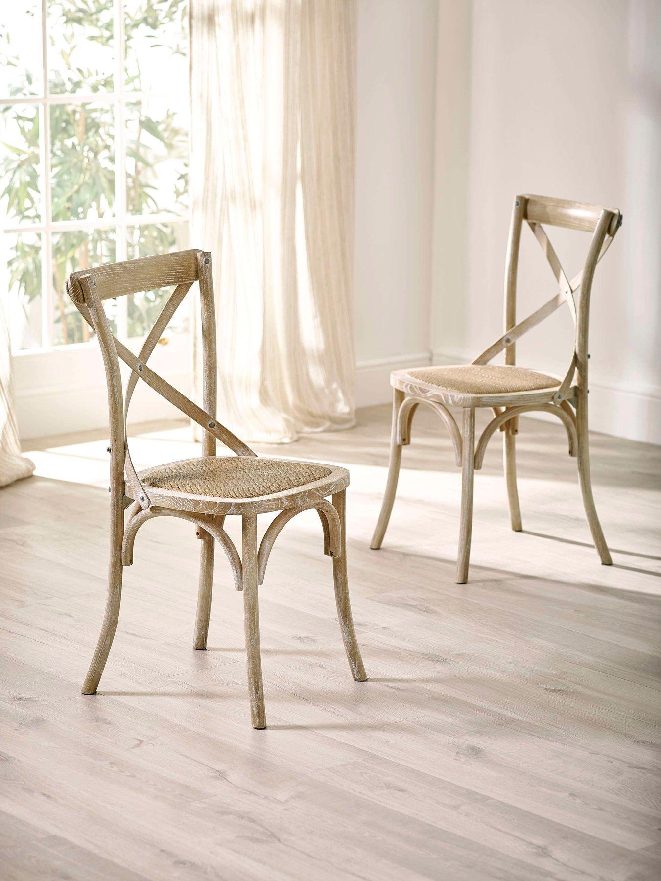 Julian Bowen Set Of 2 Satie Dining Chairs