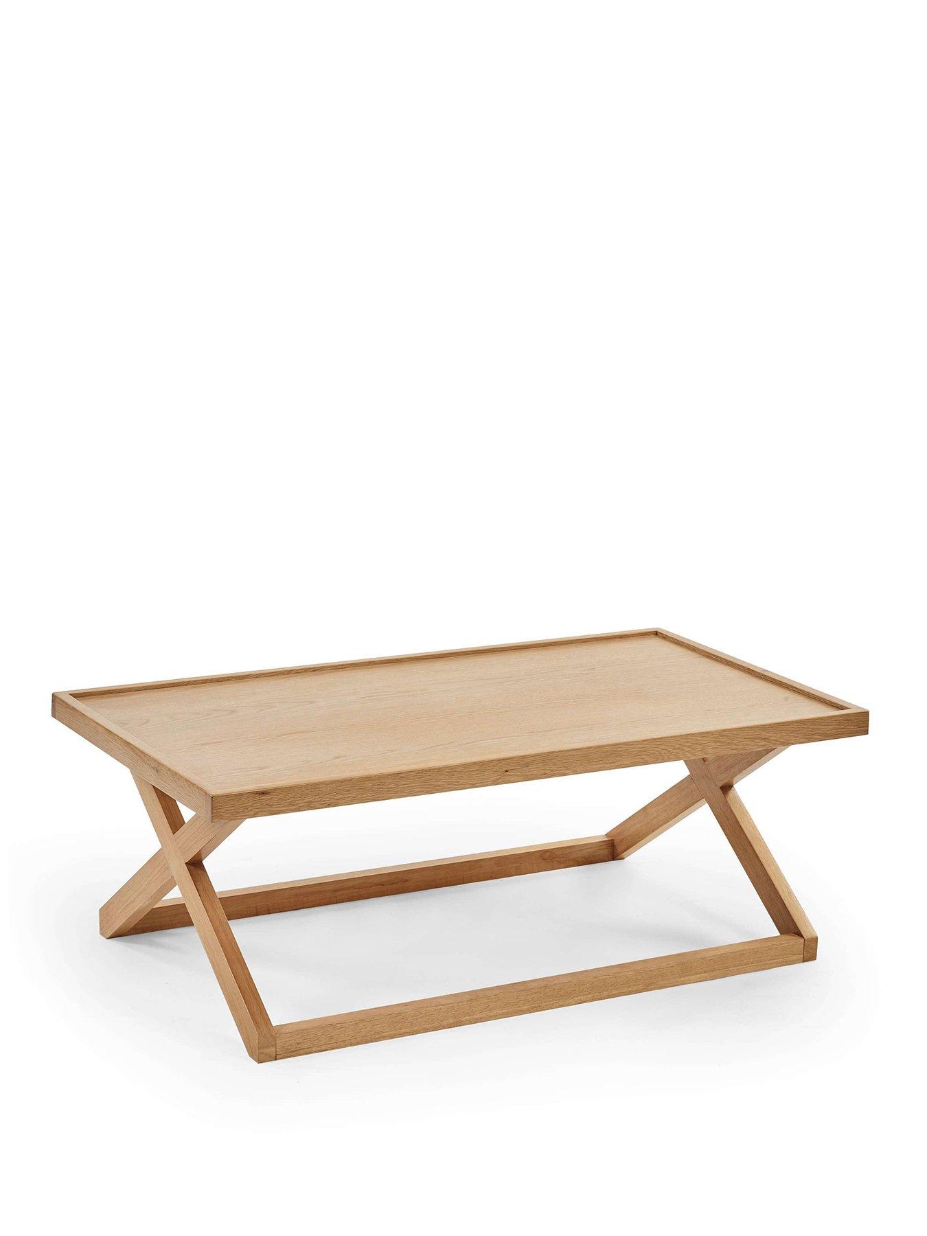 Image 2 of 6 of Julian Bowen Haddon Coffee Table - Natural Oak