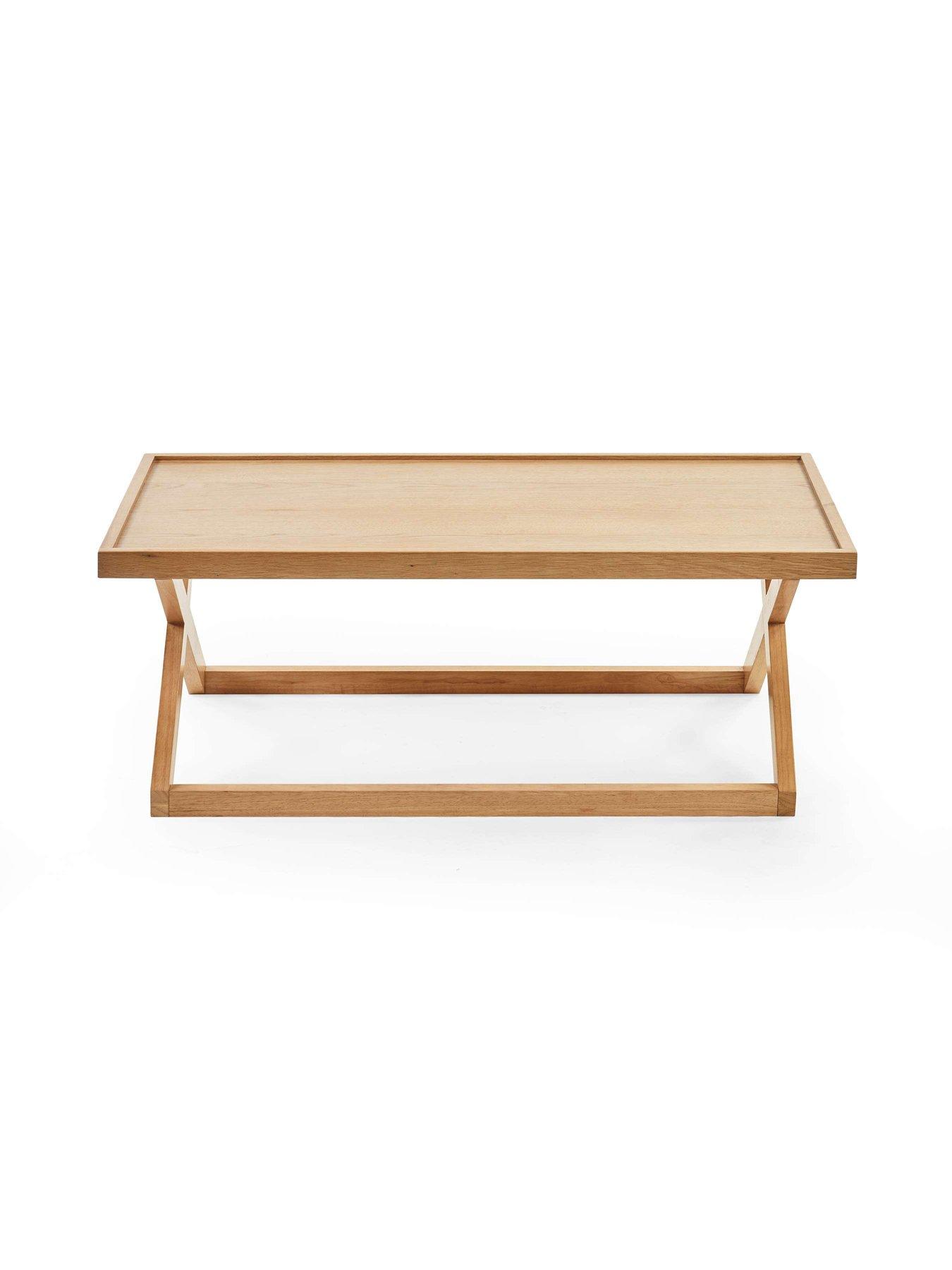 Image 3 of 6 of Julian Bowen Haddon Coffee Table - Natural Oak