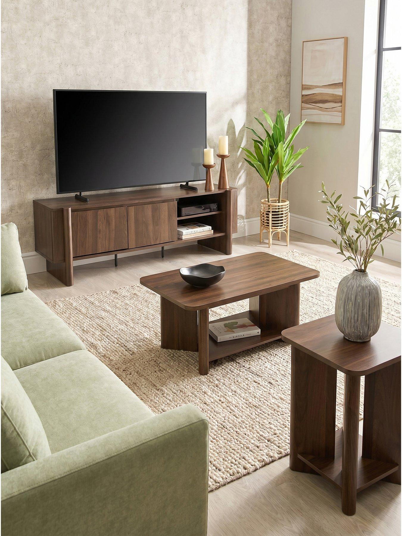 The Very Collection Amber Pack (side Table, Coffee  &  Tv Unit) - FSC® Certified