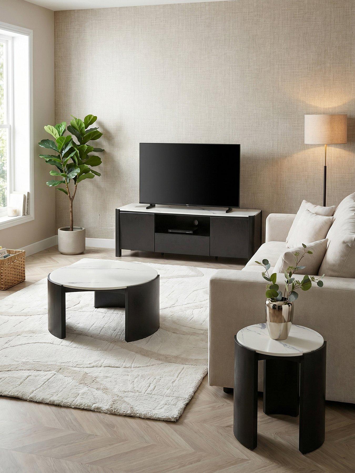 The Very Collection Verity Pack (side Table, Coffee, Tv Unit)