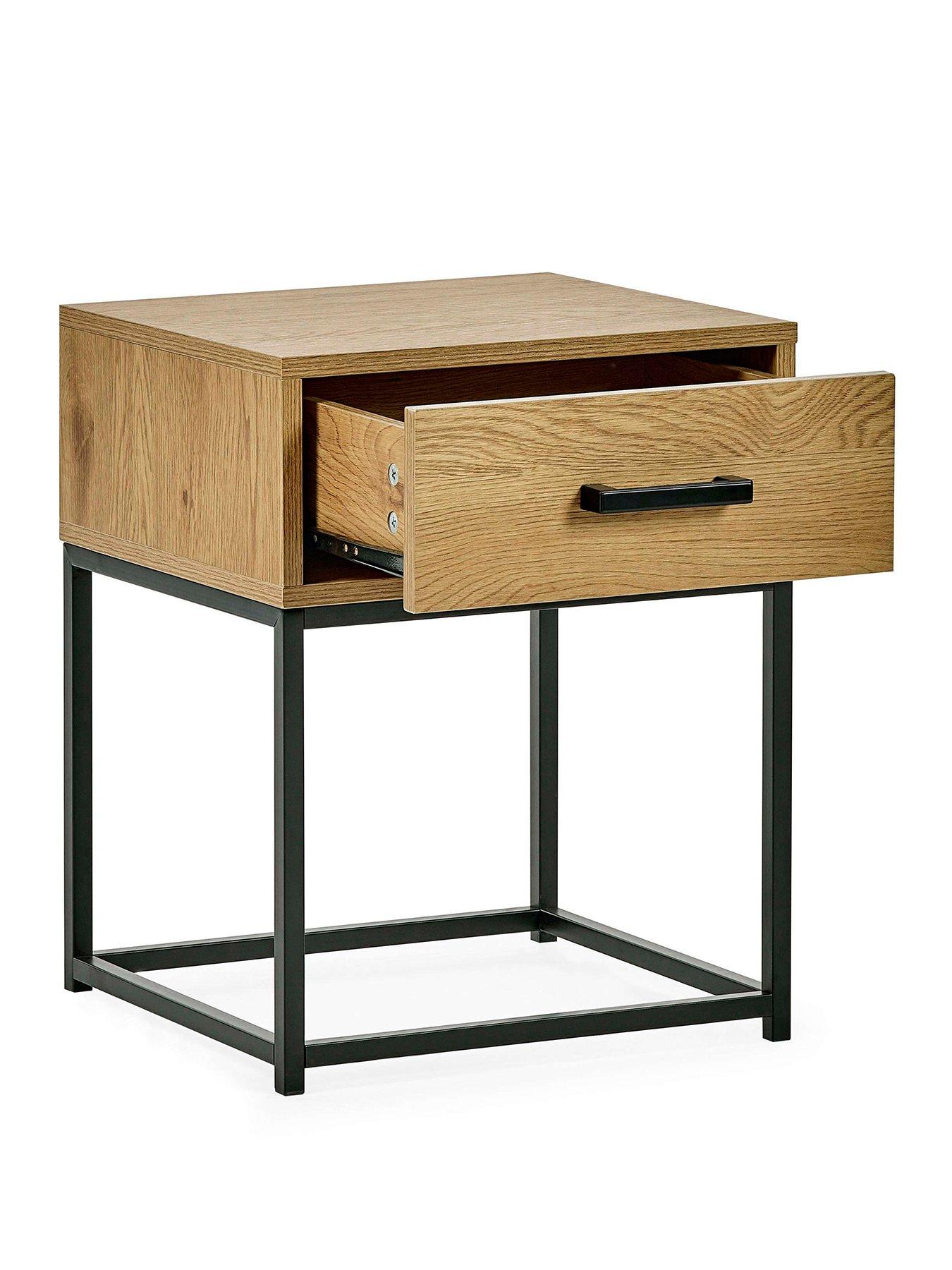Image 2 of 7 of Julian Bowen Harlow 1 Drawer Bedside