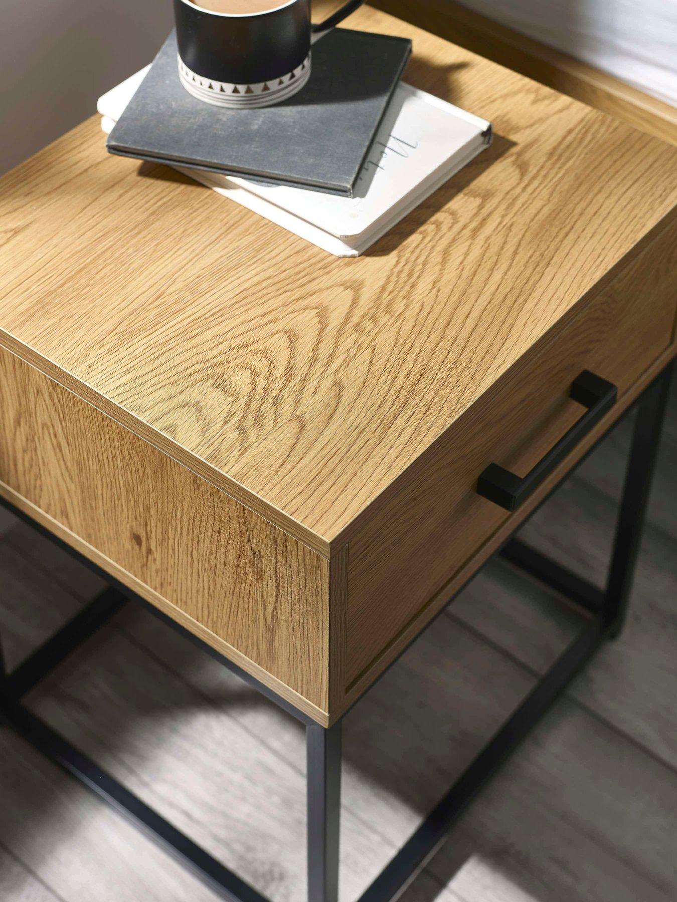 Image 5 of 7 of Julian Bowen Harlow 1 Drawer Bedside