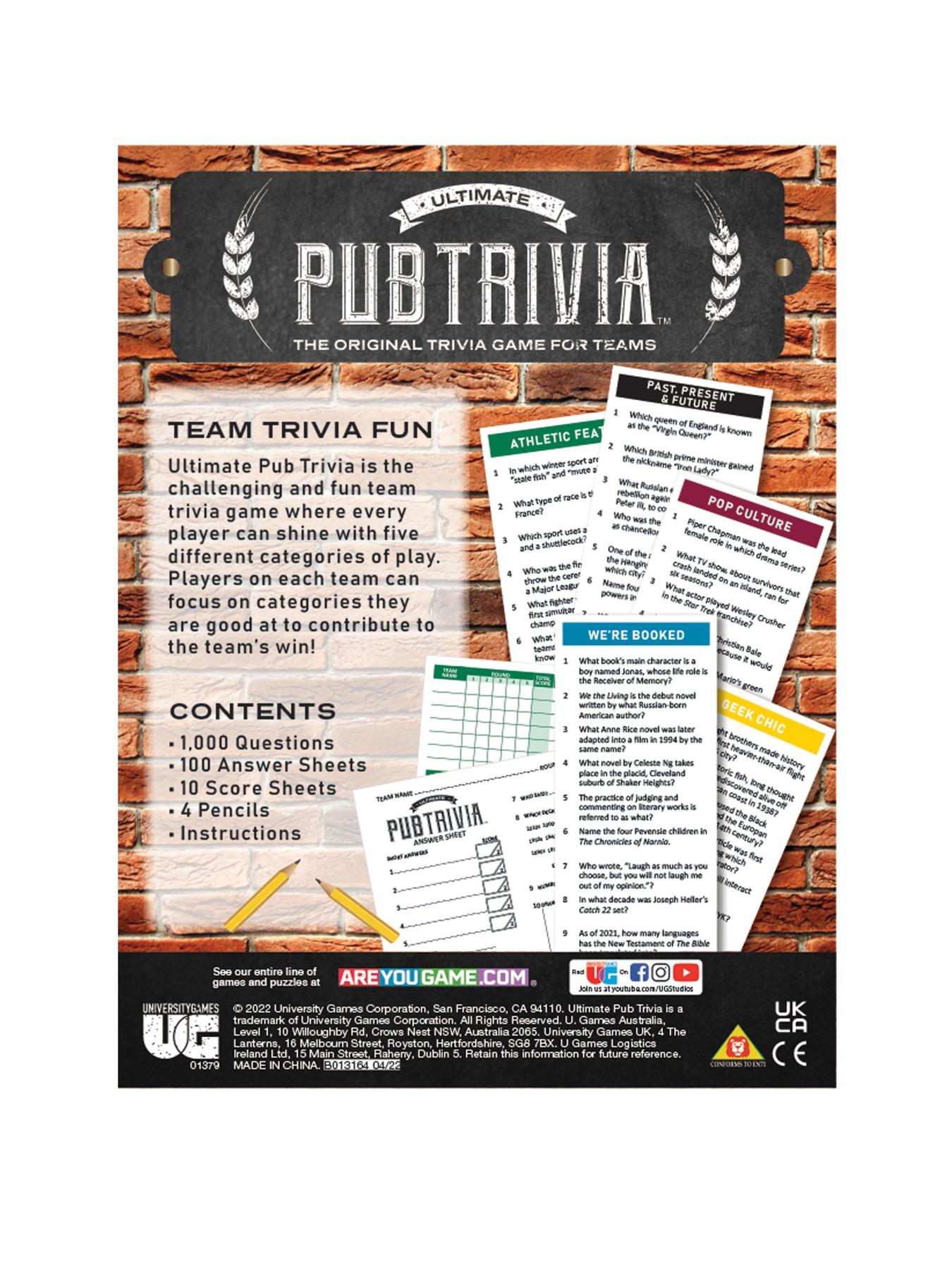 Image 2 of 5 of University Games Ultimate Pub Trivia