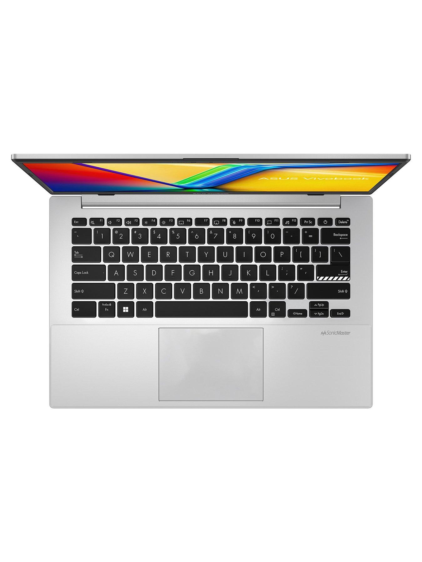 Image 3 of 7 of Asus Vivobook Go 14 Laptop - Intel N150 - 8GB RAM - 128GB SSD - 14in FHD - Silver