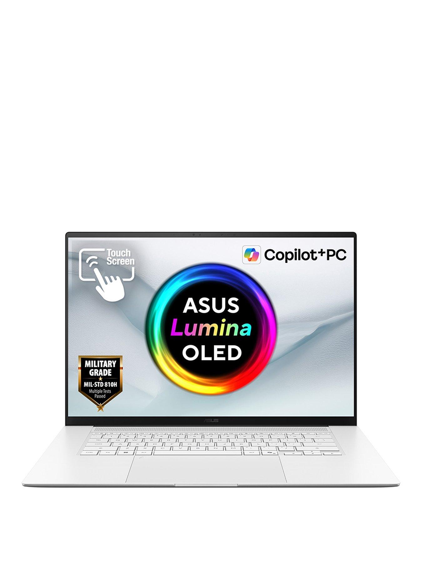 Asus Zenbook S16 OLED Laptop - Copilot+ PC - AMD Ryzen AI 9 - 32GB RAM - 1TB SSD - 16in WQXGA+ - White