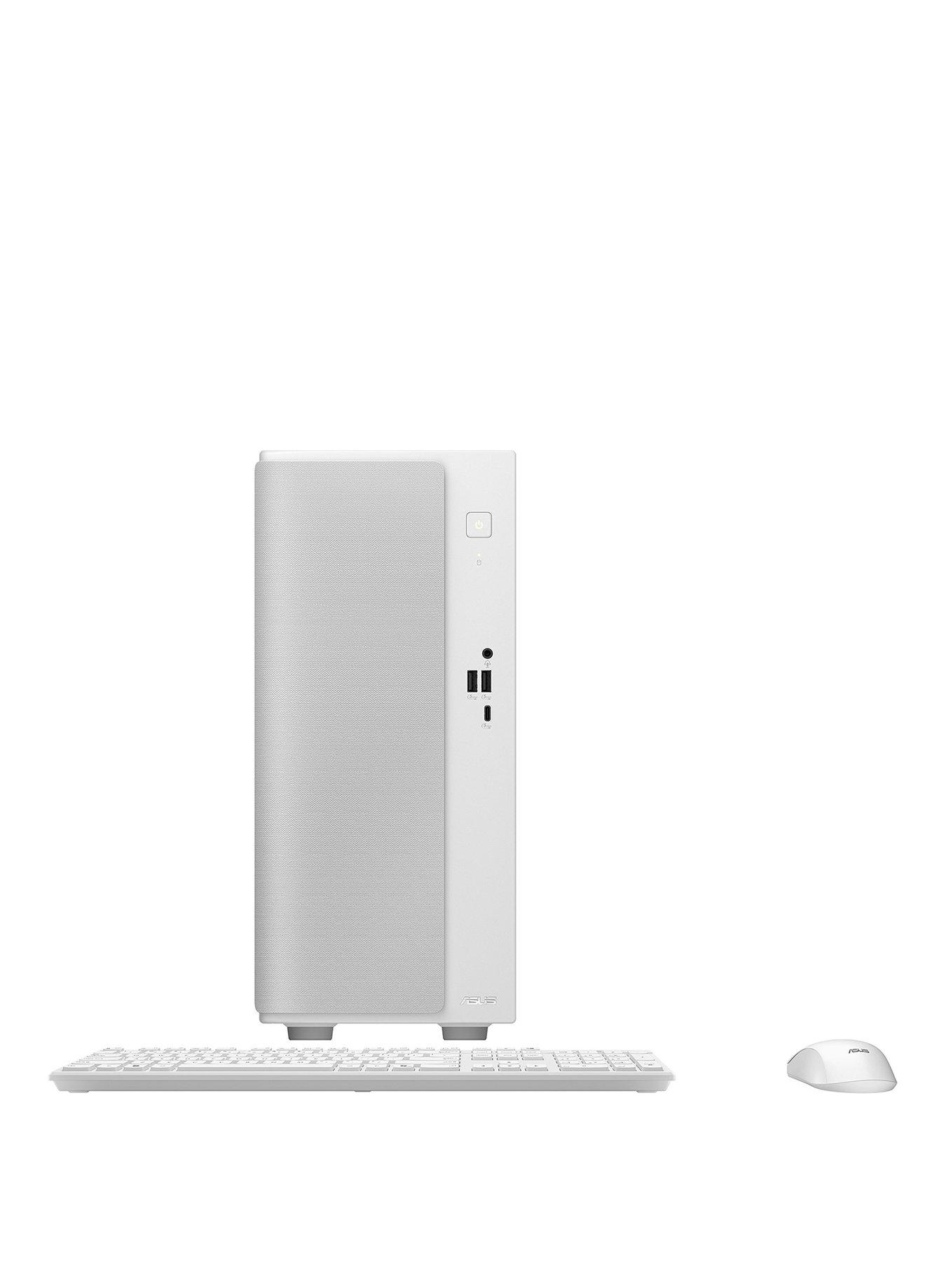 Image 1 of 7 of Asus V500 Mini Tower Desktop - Intel Core 5 - 16GB RAM - 512GB SSD - White