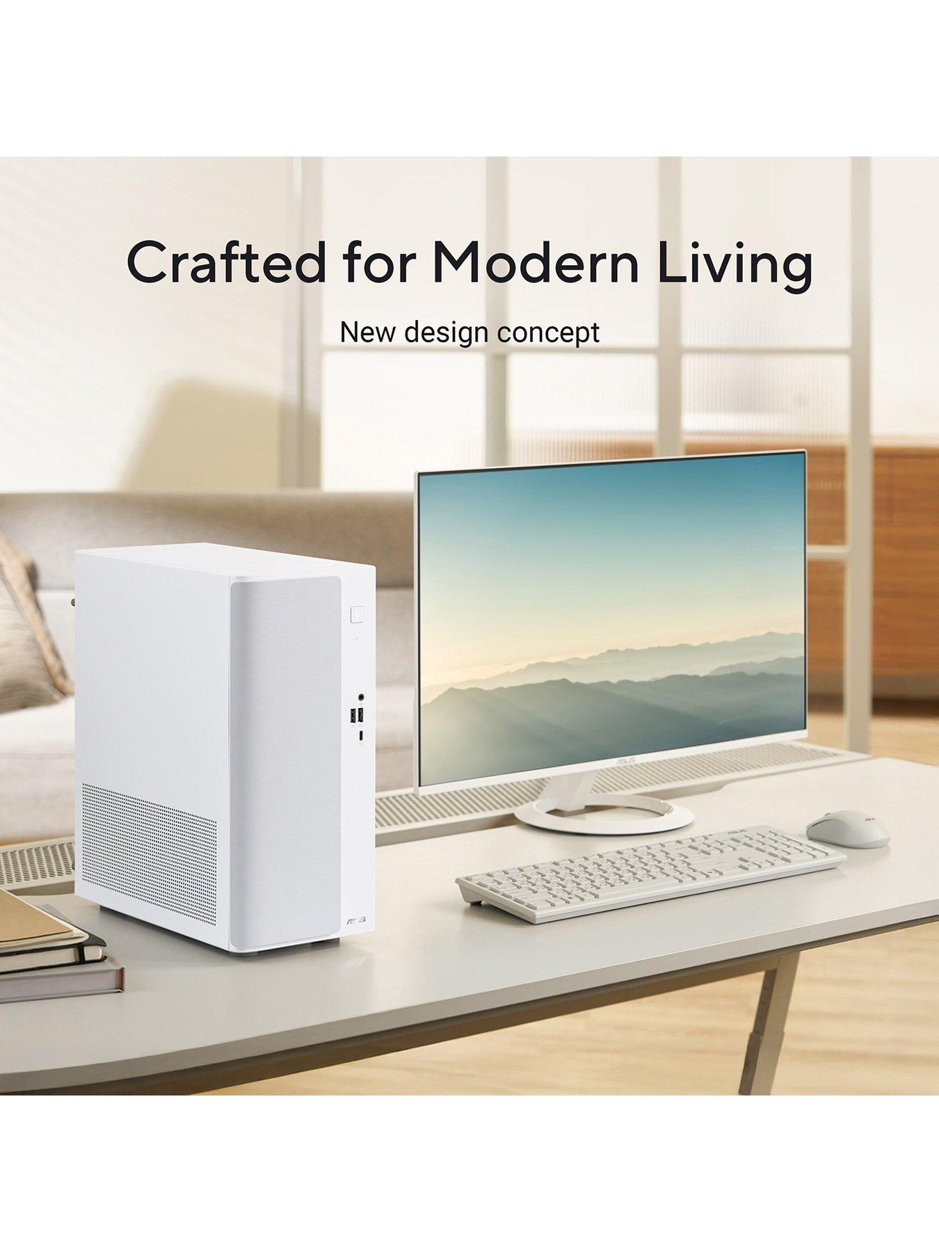 Image 4 of 7 of Asus V500 Mini Tower Desktop - Intel Core 5 - 16GB RAM - 512GB SSD - White