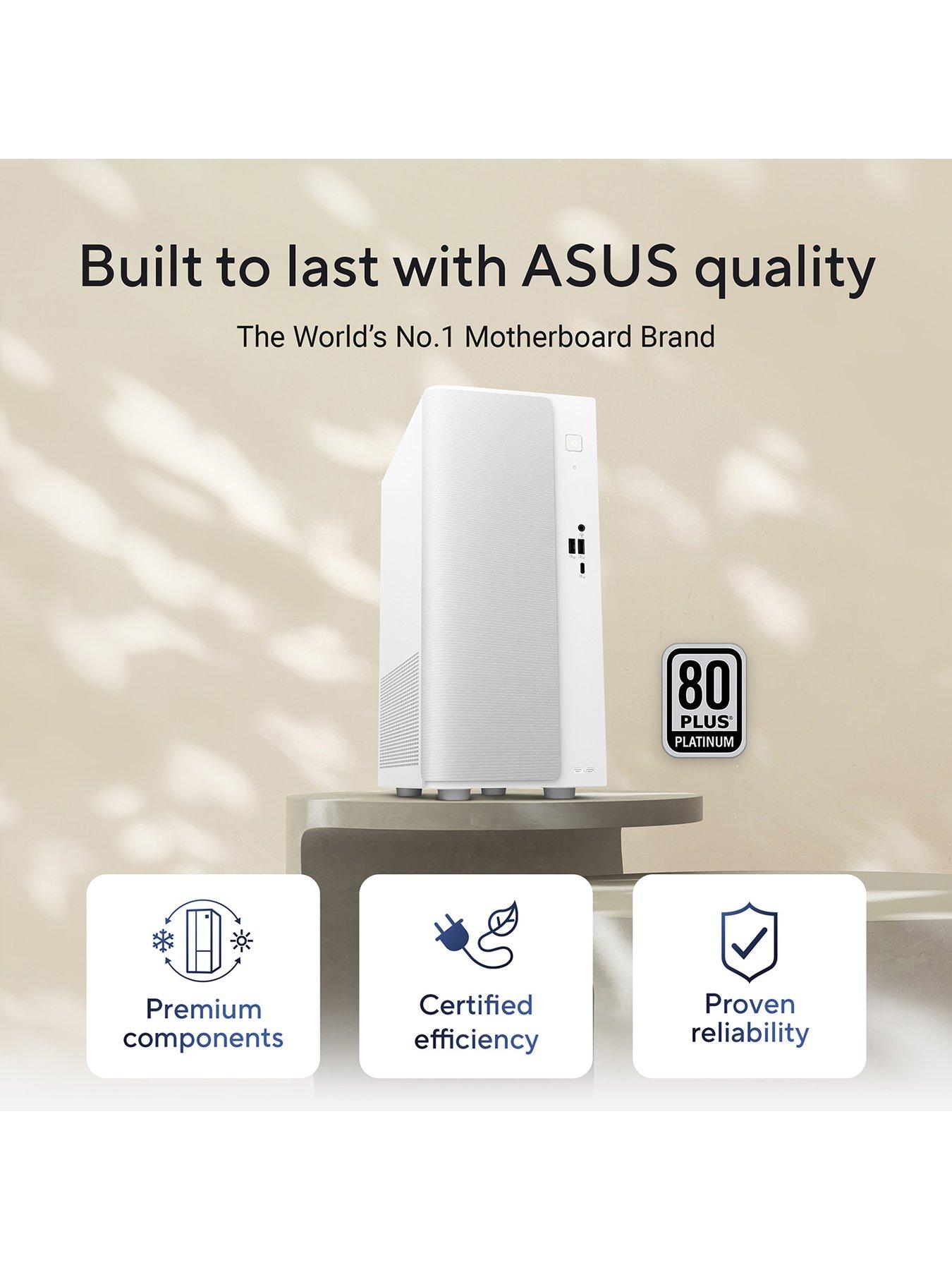 Image 7 of 7 of Asus V500 Mini Tower Desktop - Intel Core 5 - 16GB RAM - 512GB SSD - White