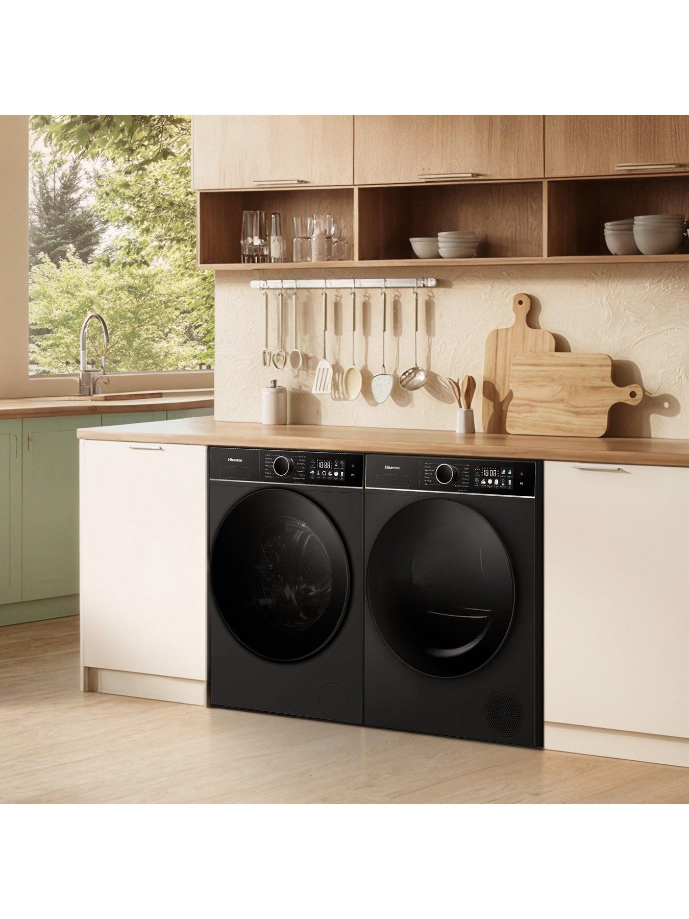 Image 7 of 7 of Hisense Hisense KitchenFit 3i Series WF3I9043BBFS2 WiFi-enabled 9kg, 1400 Spin Washing Machine - Black - A Rated