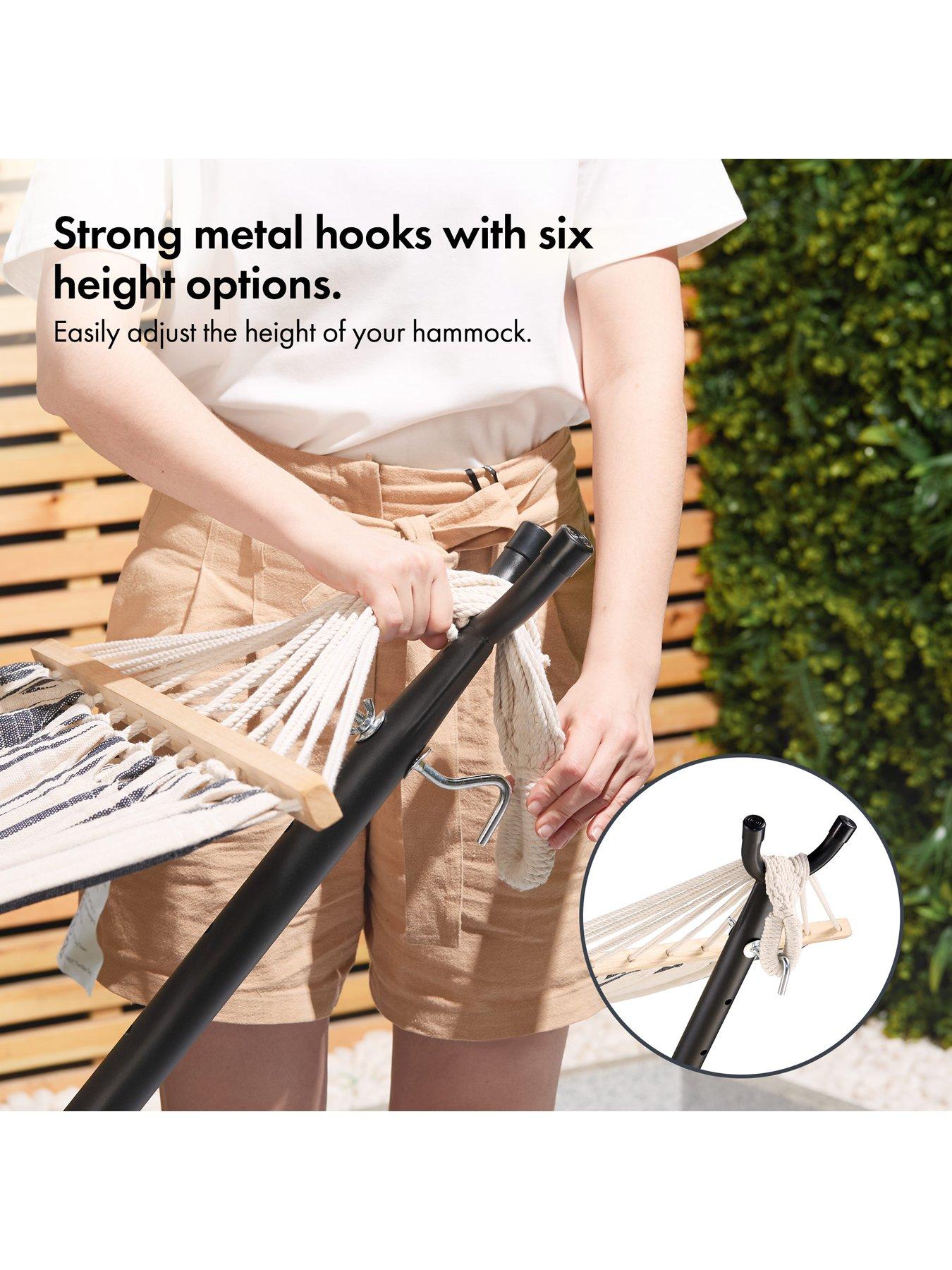 Image 7 of 7 of Vonhaus Ibiza 1 Person Hammock with Frame