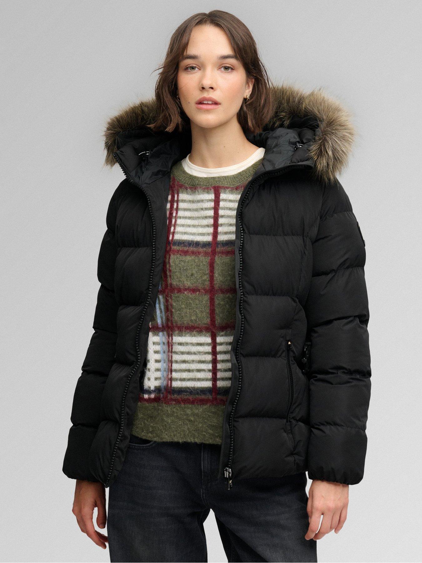 Image 1 of 7 of Superdry Fuji Belted Puffer