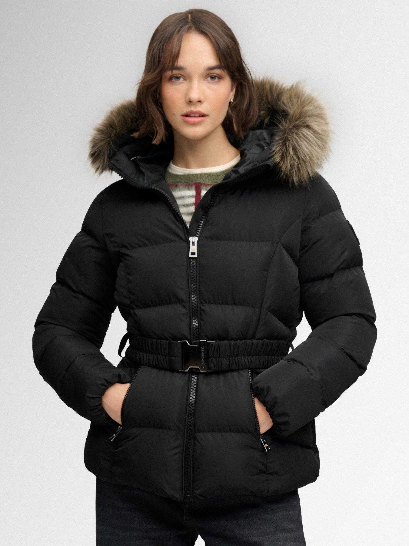 Image 4 of 7 of Superdry Fuji Belted Puffer