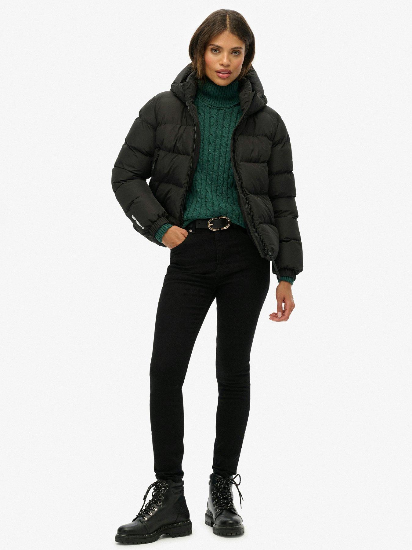 Image 3 of 7 of Superdry Hooded Sports Puffer Jacket
