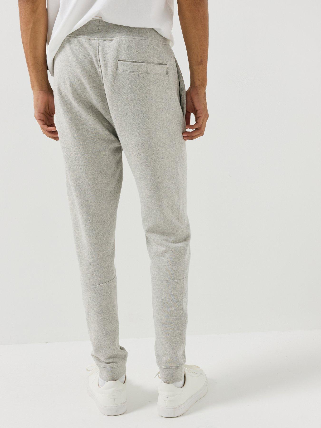 Image 2 of 4 of BOSS Mens Sestart Drawstring Elasticated Jogging Bottoms - Grey