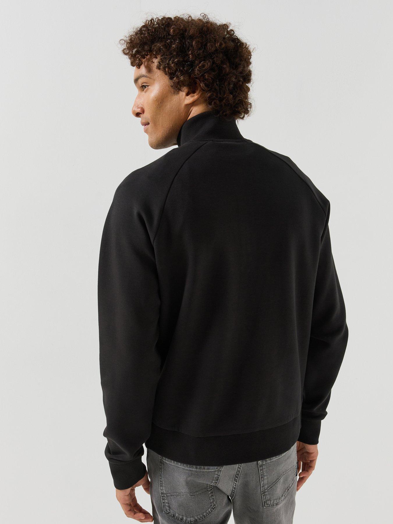 Image 2 of 4 of BOSS Boss Sweat 1/4 Zip Sweat - Black
