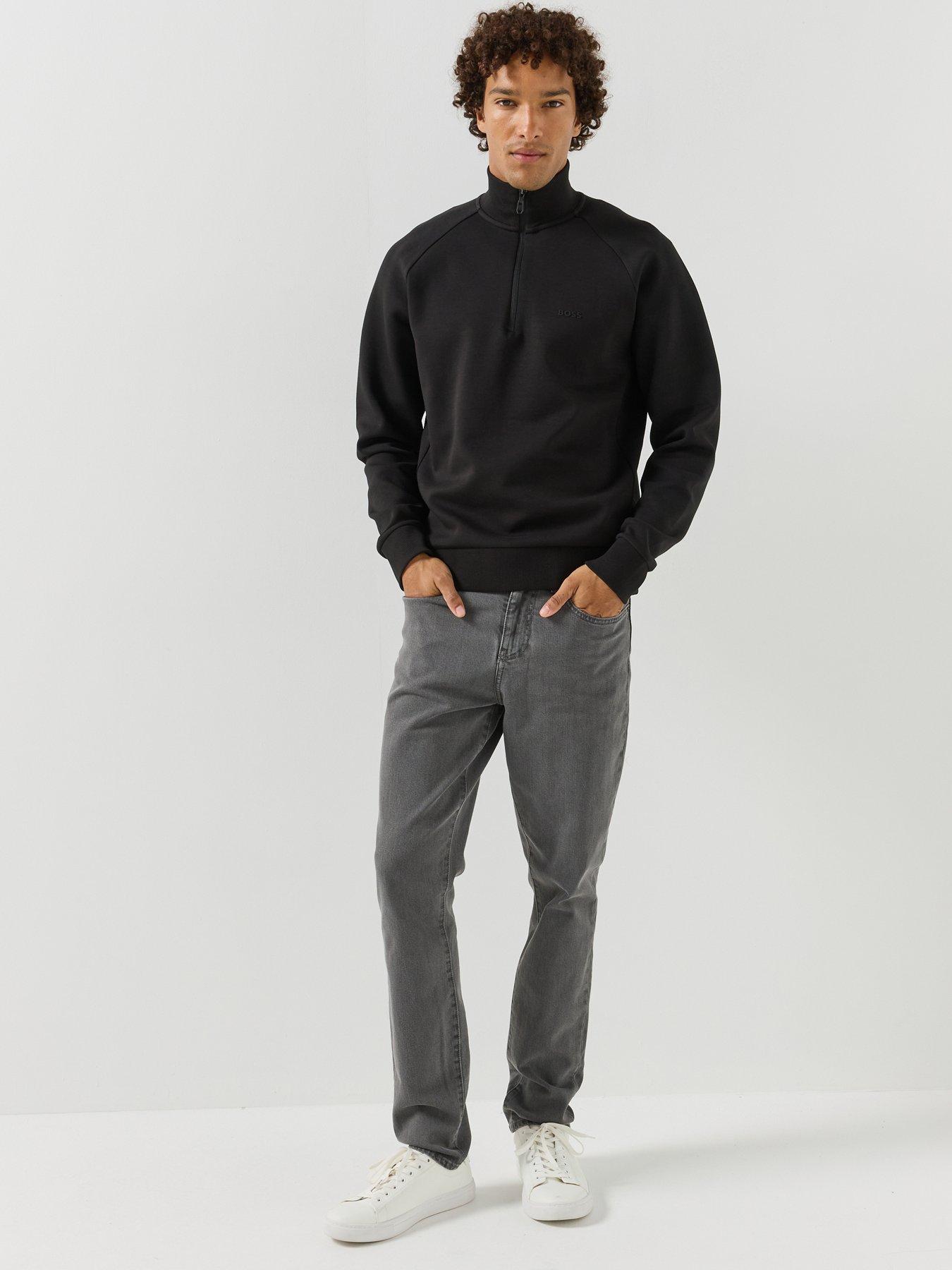 Image 3 of 4 of BOSS Boss Sweat 1/4 Zip Sweat - Black