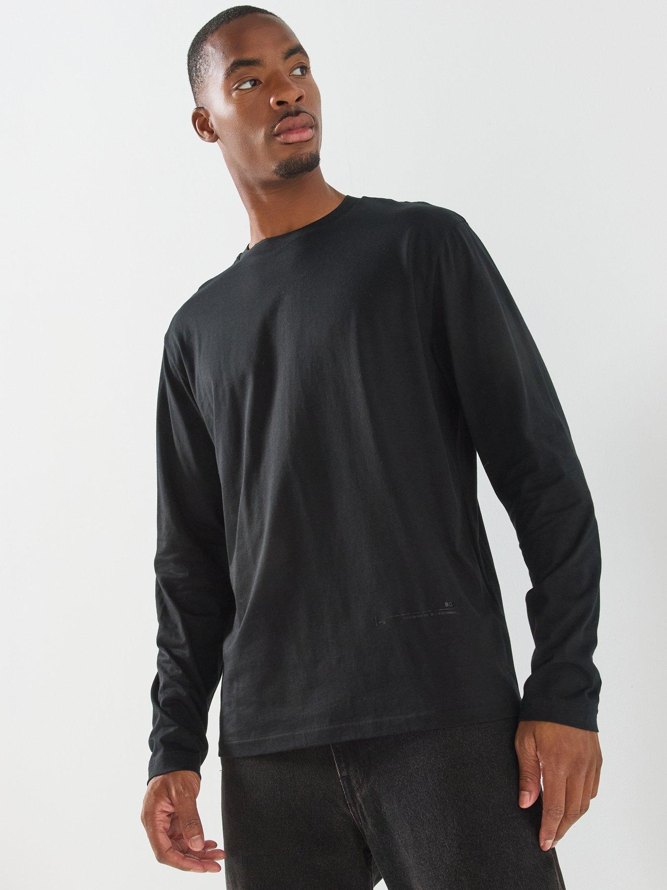 BOSS Boss TS_Travel Long Sleeve T-Shirt - Black