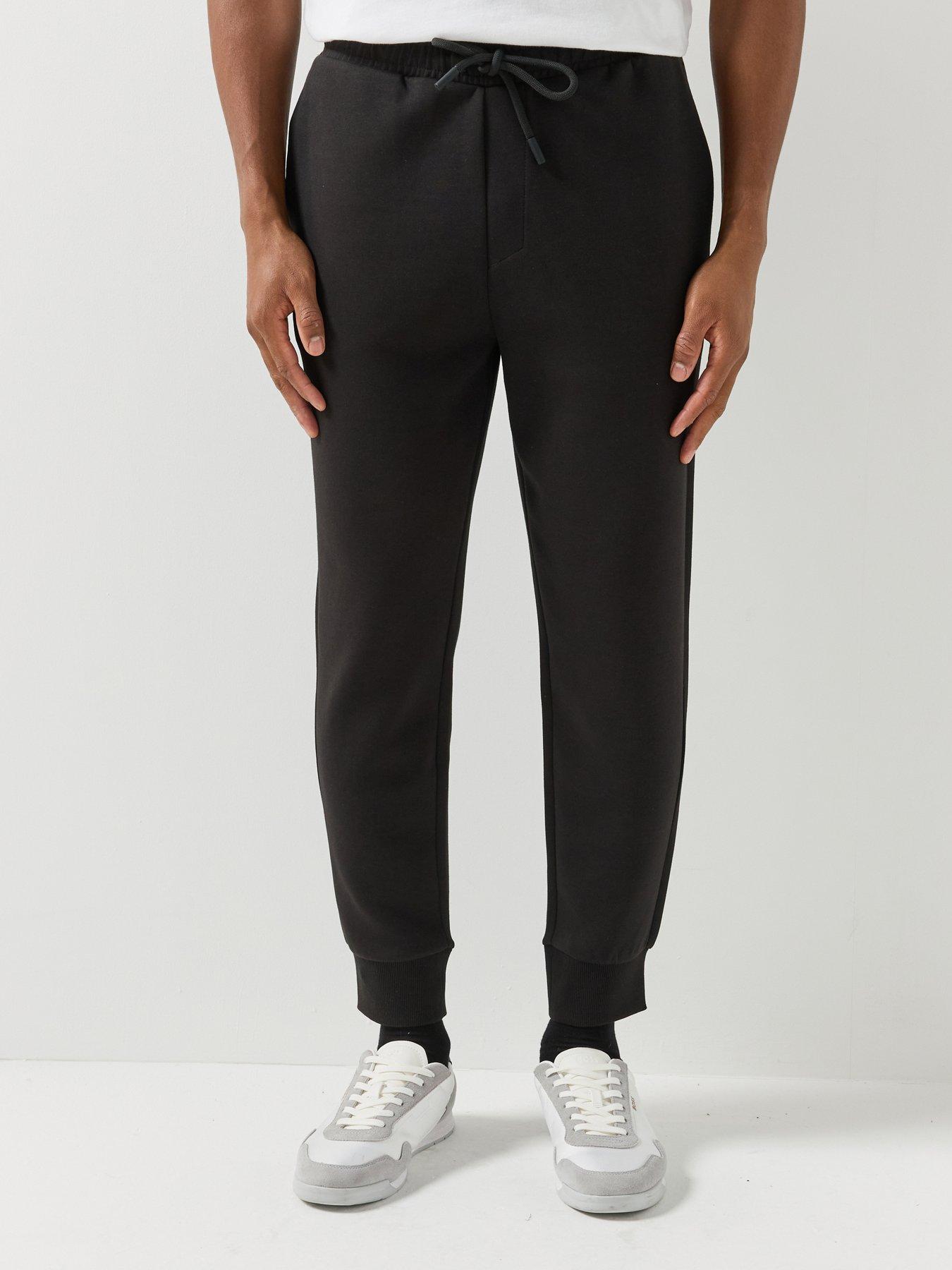 Image 1 of 6 of BOSS Boss Hadiko Relaxed Fit Joggers - Black
