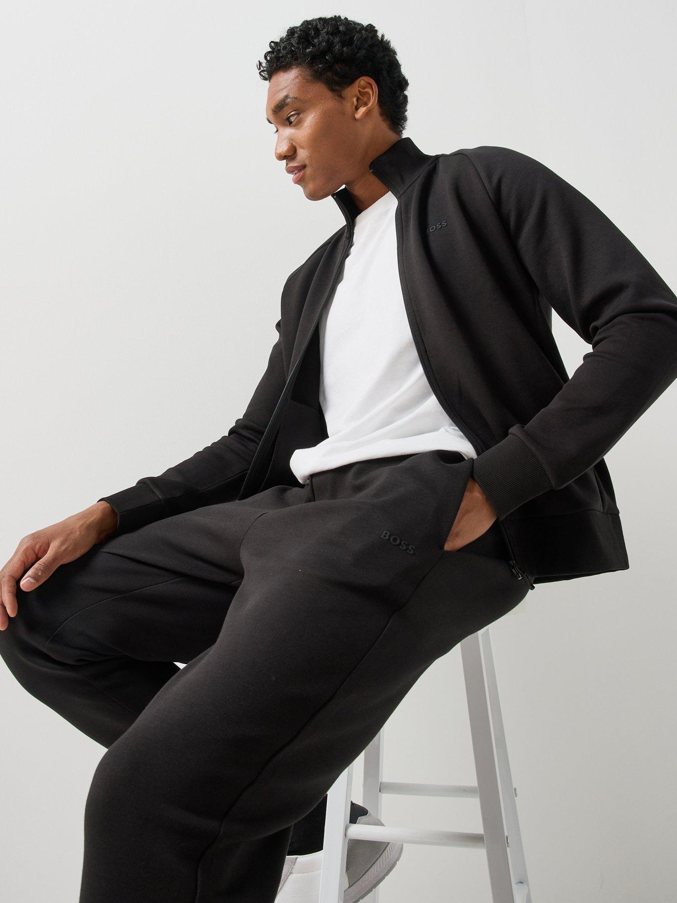 Image 4 of 6 of BOSS Boss Hadiko Relaxed Fit Joggers - Black