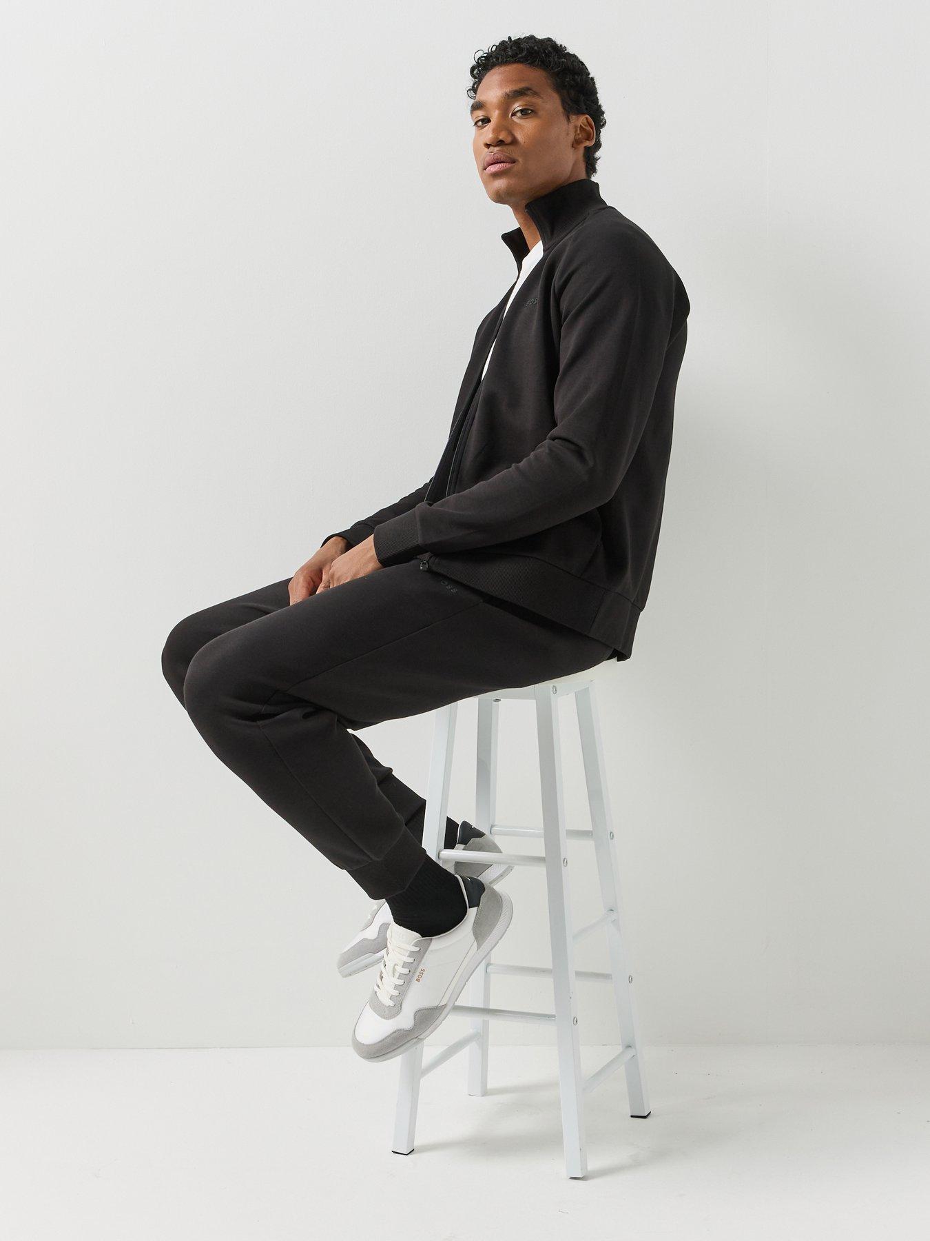 Image 6 of 6 of BOSS Boss Hadiko Relaxed Fit Joggers - Black