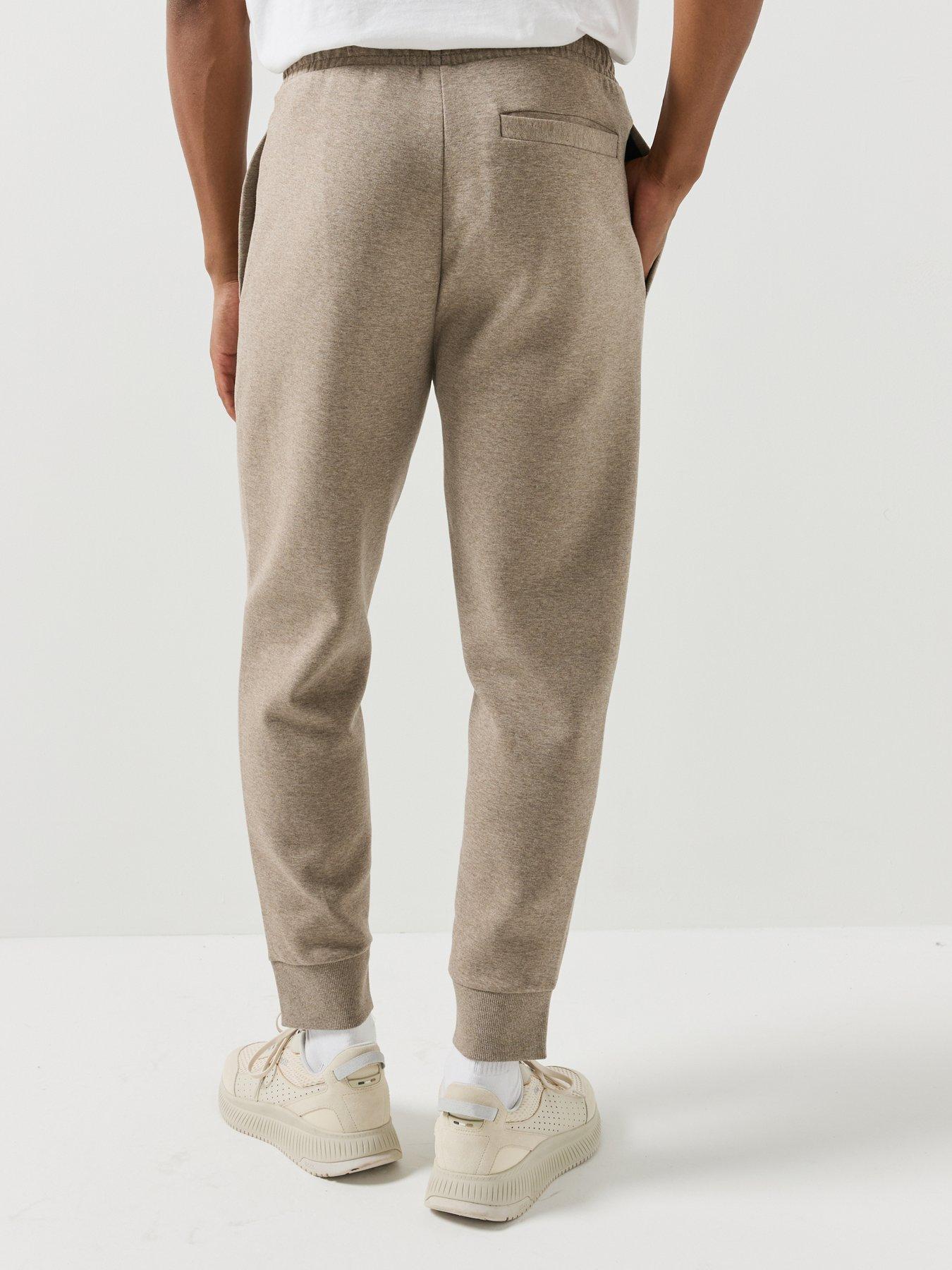 Image 2 of 5 of BOSS Mens Hadiko Relaxed Fit Drawcord Jogging Bottoms - Brown