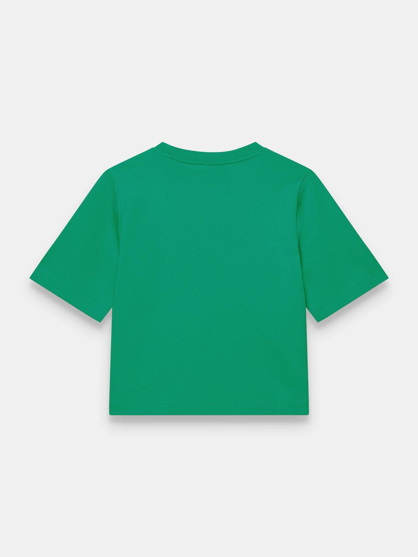 Image 6 of 6 of Mint Velvet Cotton Ultimate T-Shirt - Green