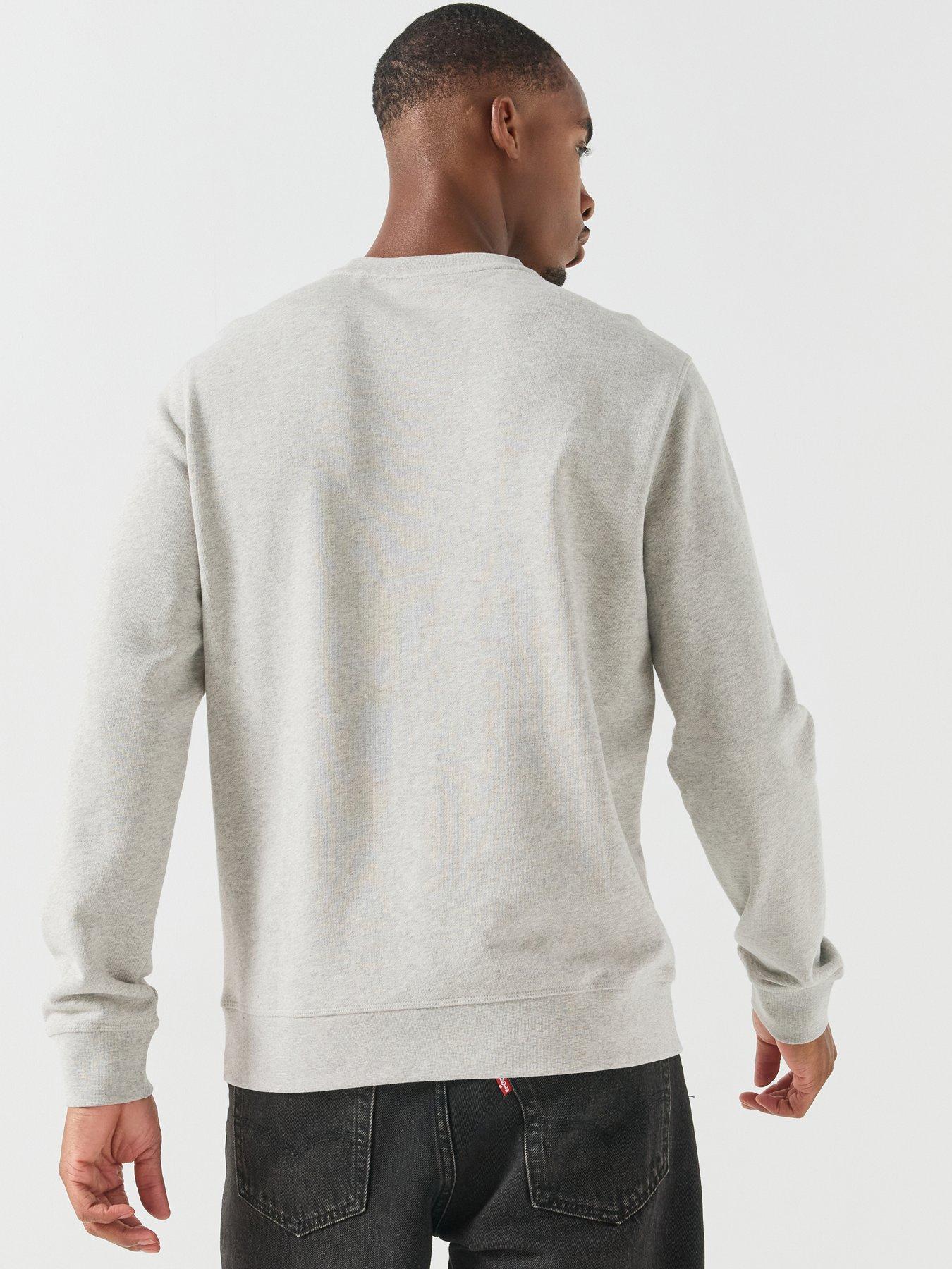 Image 2 of 5 of BOSS Westart Relaxed Fit Crew Sweatshirt - Grey