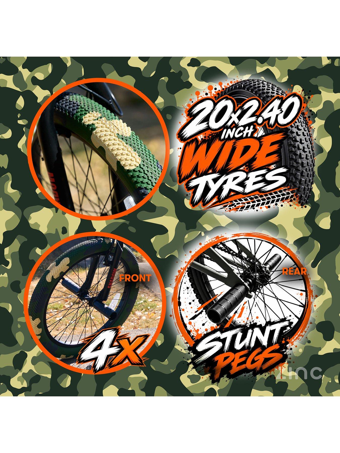 Image 7 of 7 of Zinc 360 Handlebar Rotation Camo BMX Bike - 20 Inch