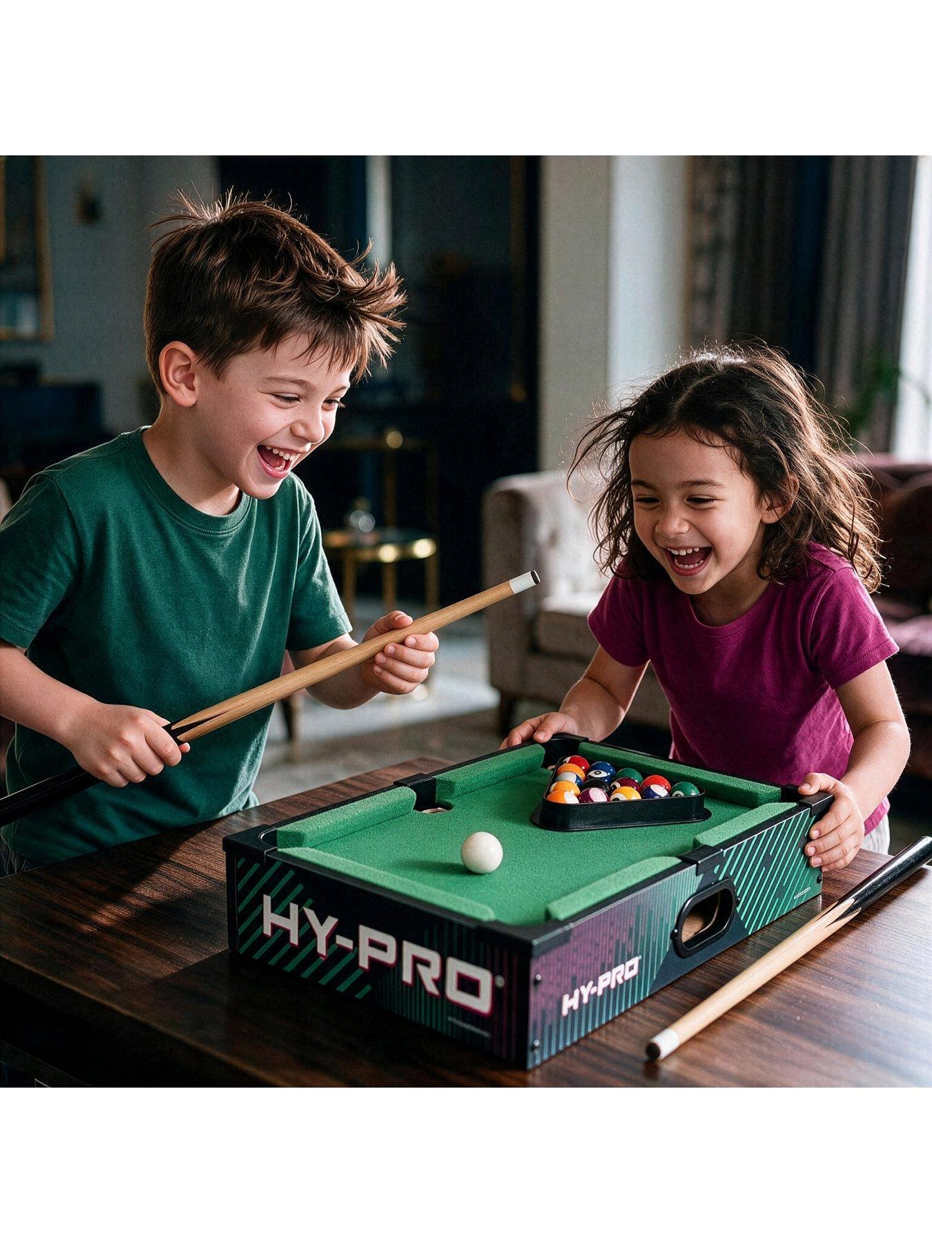 Image 6 of 7 of Hy-Pro Mini 40 Cm Pool Table Set Game - Tabletop Pool Table
