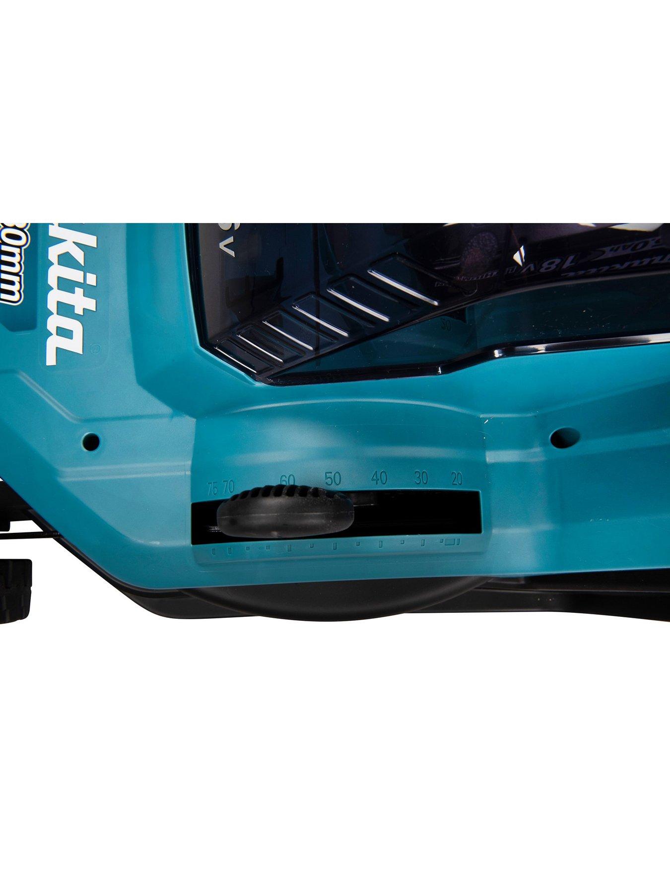 Image 6 of 7 of Makita Twin 18V LXT 38cm Lawn Mower 2 X 5Ah Batteries & Twin-Port Charger