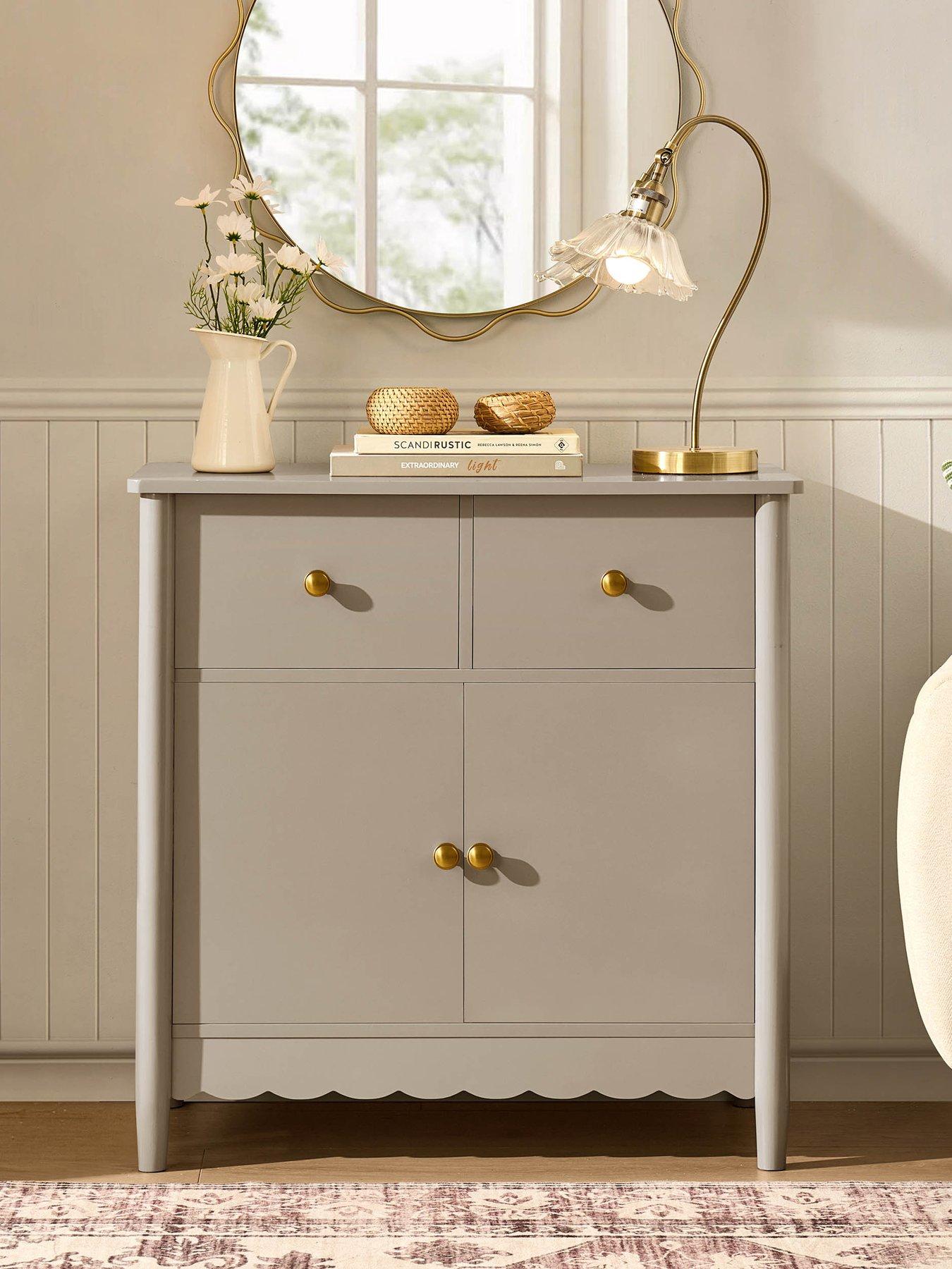 Dusk Betty 2 Door Sideboard With Drawers - Taupe