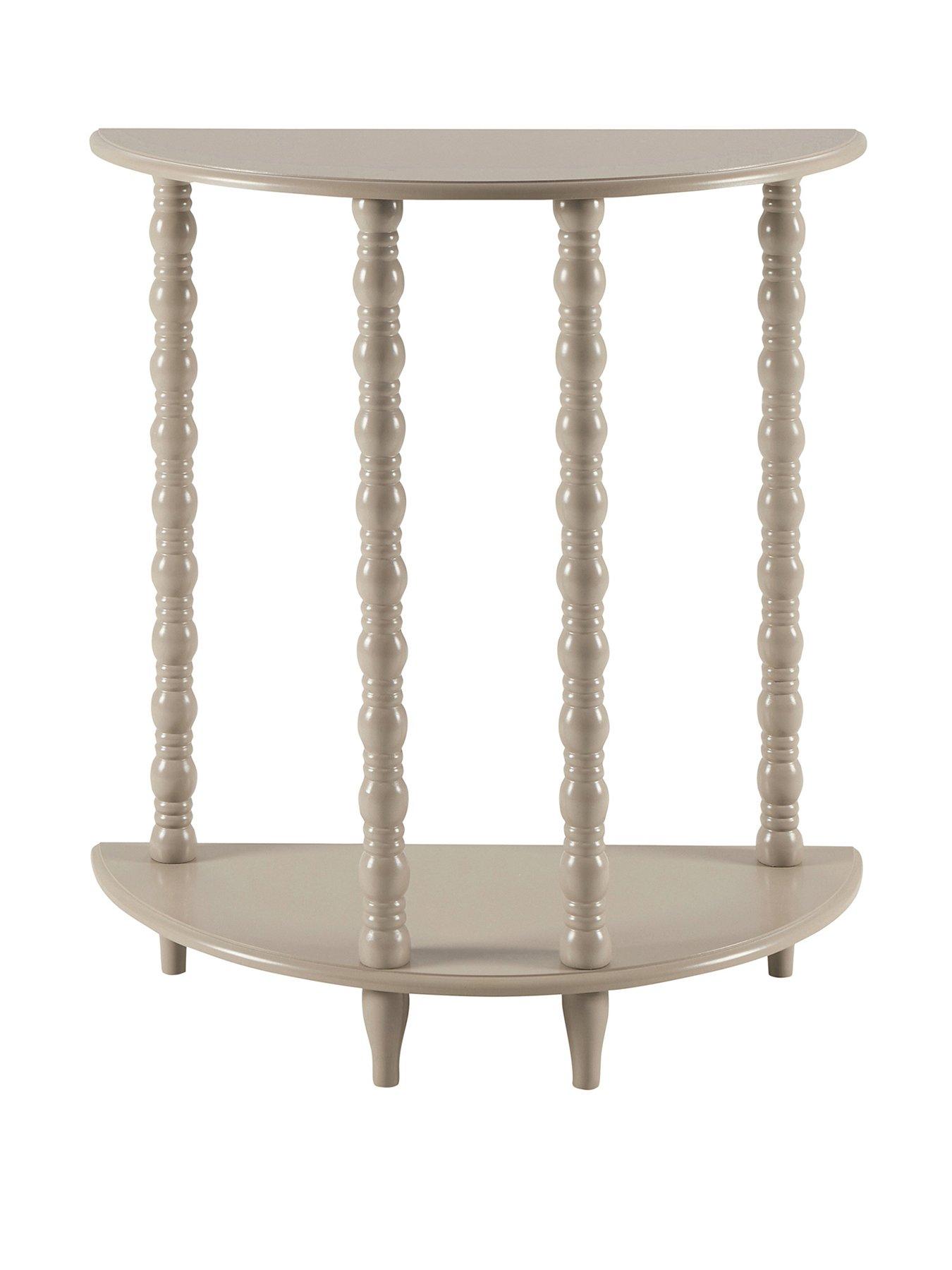 Image 2 of 4 of Dusk Bonnie Bobbin Console Table - Taupe