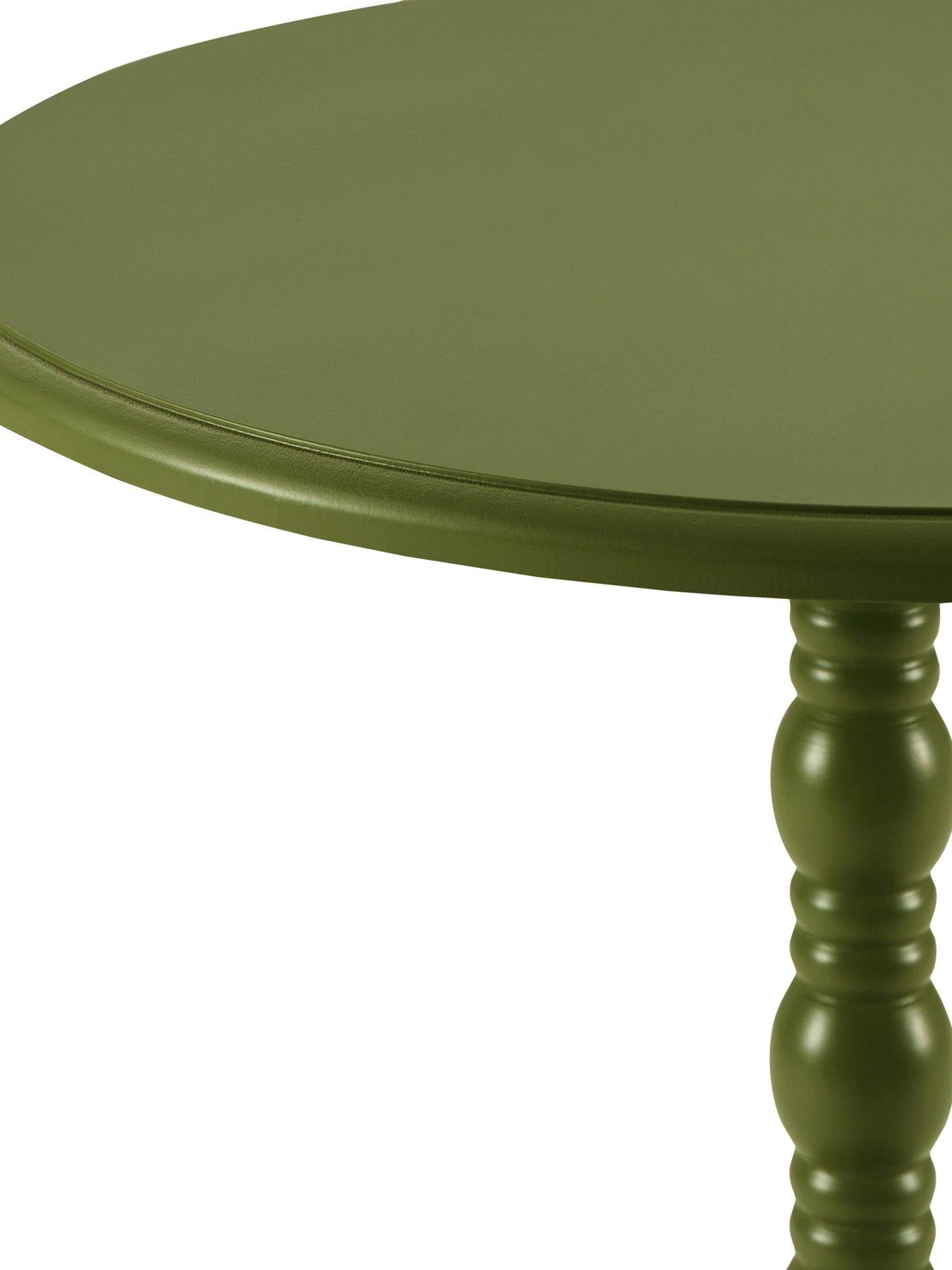 Image 3 of 4 of Dusk Bonnie Bobbin Side Table - Olive