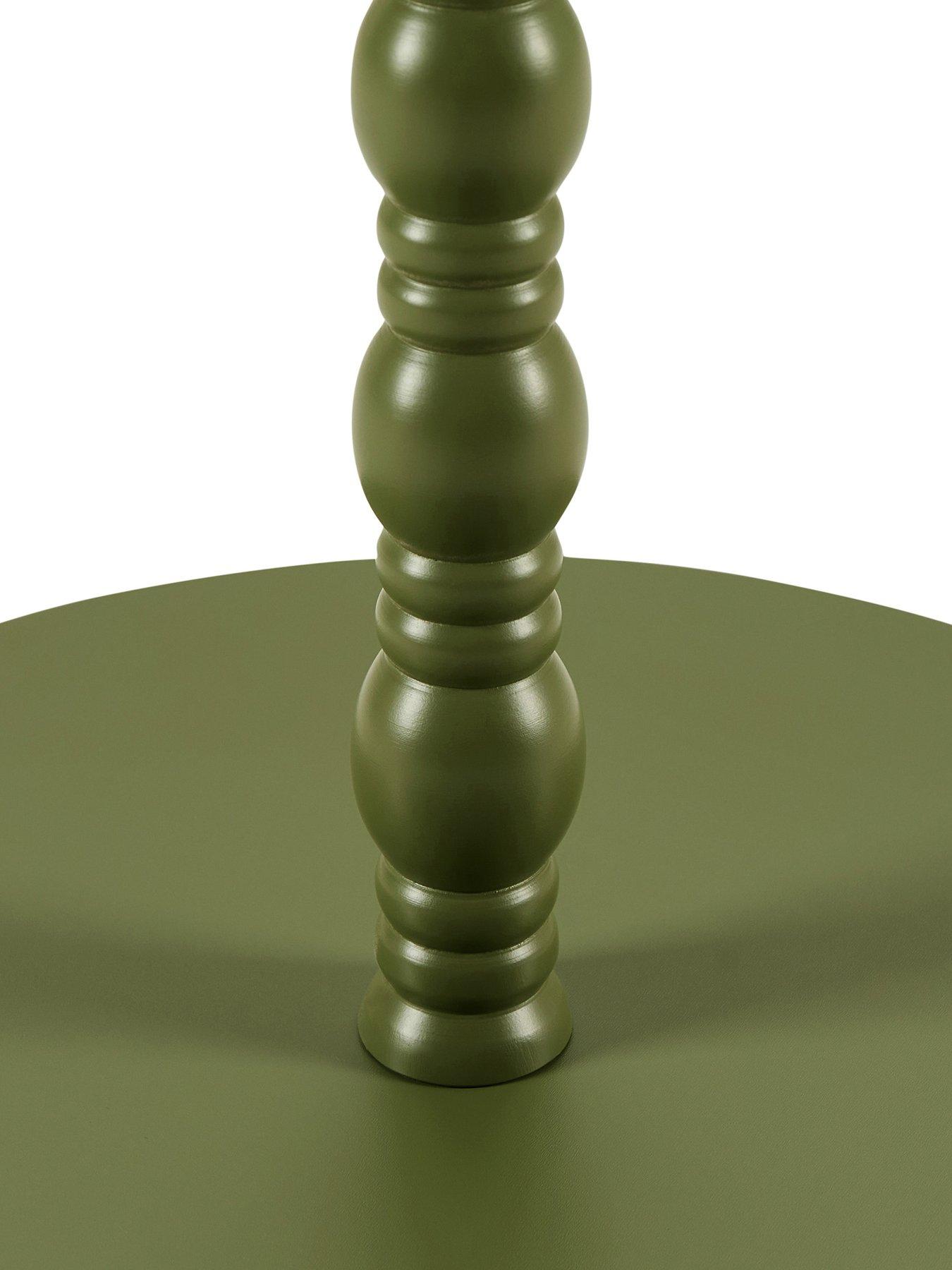 Image 4 of 4 of Dusk Bonnie Bobbin Side Table - Olive