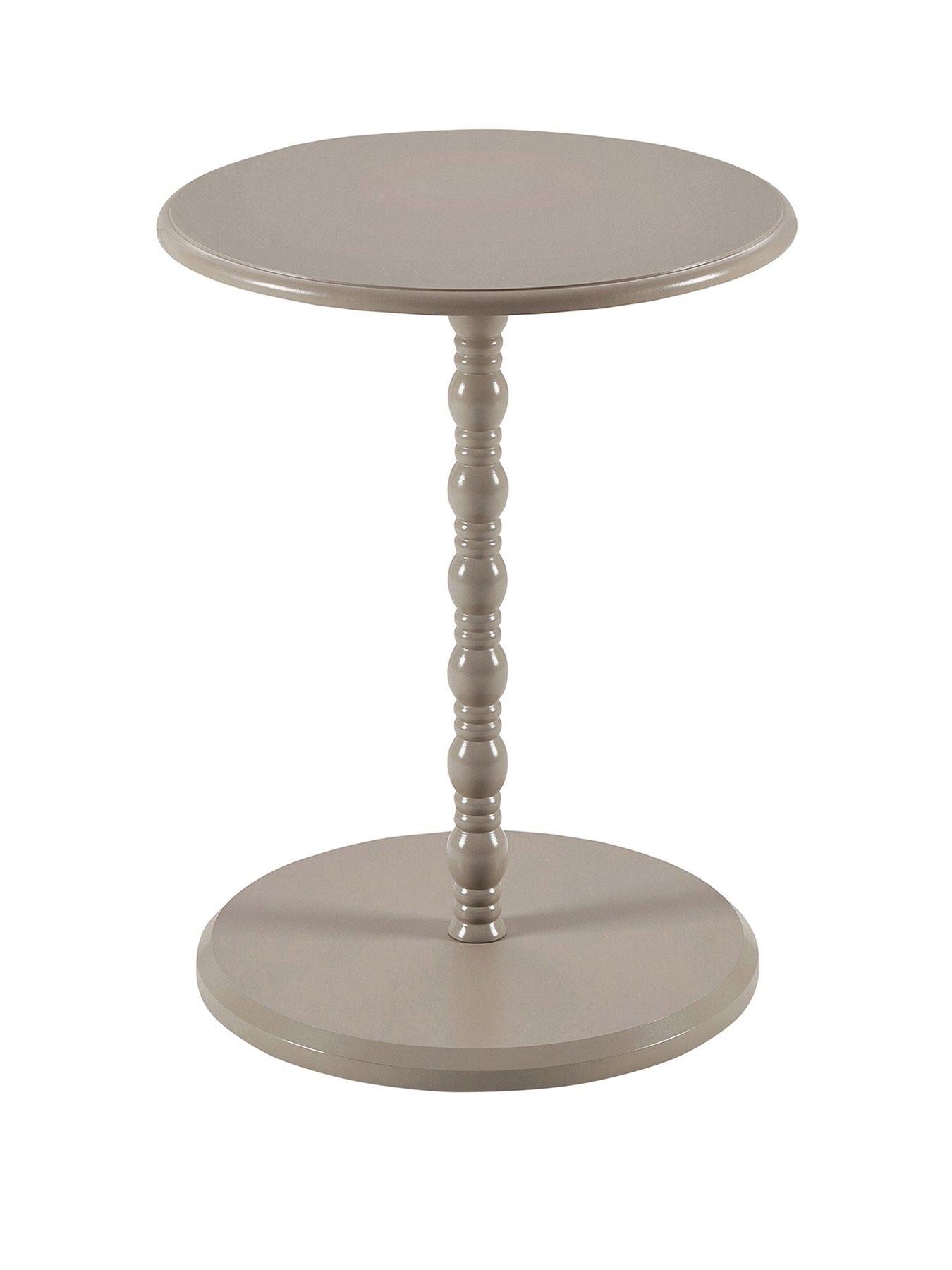 Image 2 of 4 of Dusk Bonnie Bobbin Side Table - Taupe