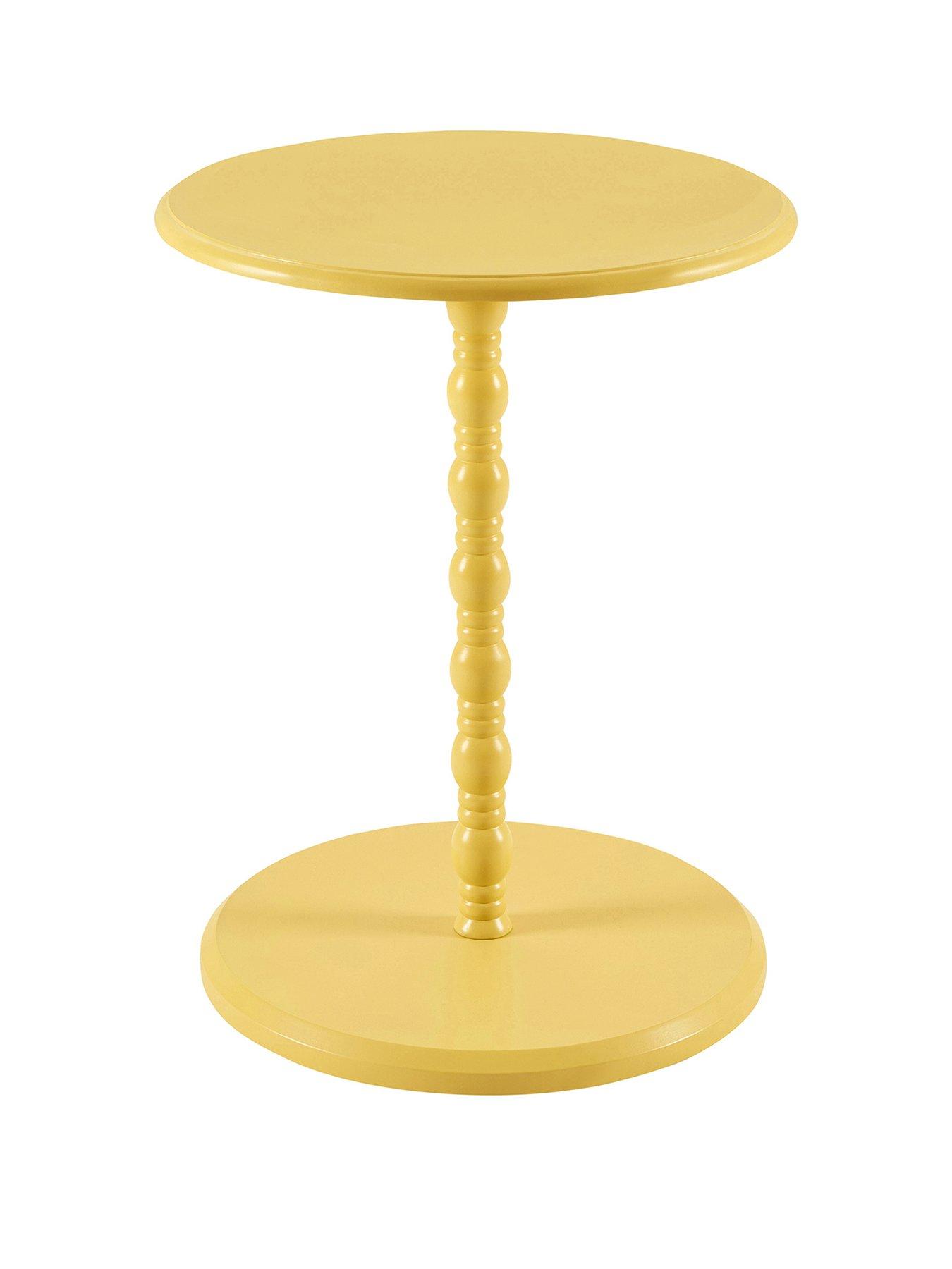 Image 2 of 4 of Dusk Bonnie Bobbin Side Table - Vibrant Yellow
