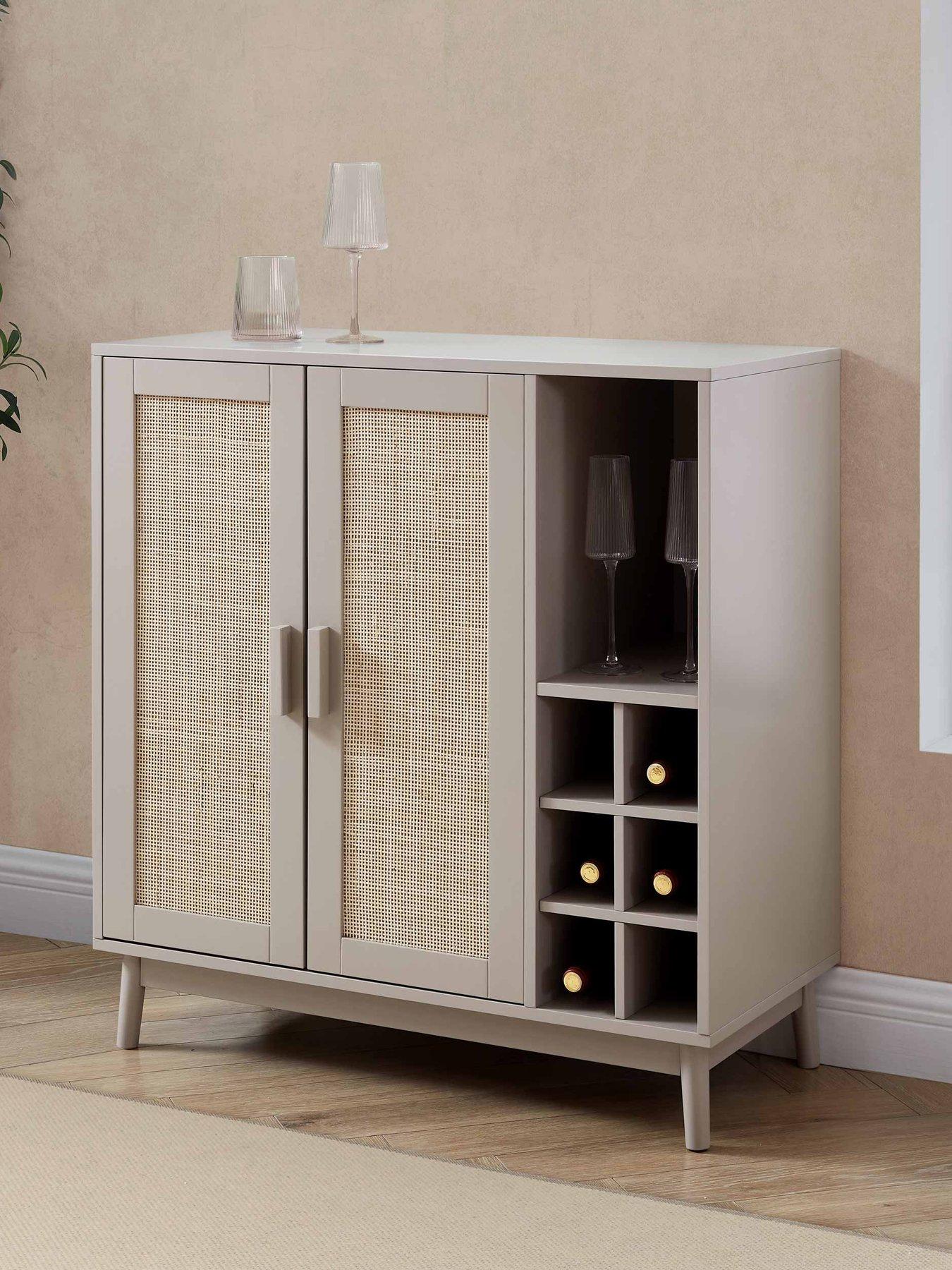 Dusk Isla Drinks Cabinet - Taupe