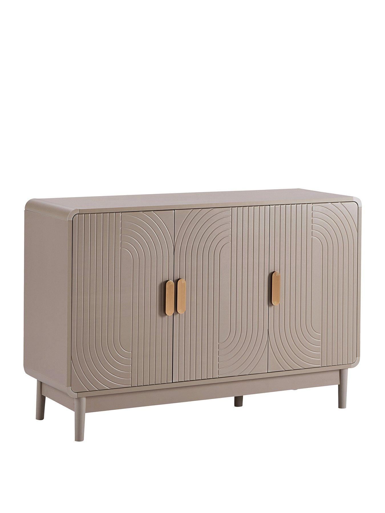 Image 2 of 7 of Dusk Marnie 3 Door Sideboard - Taupe