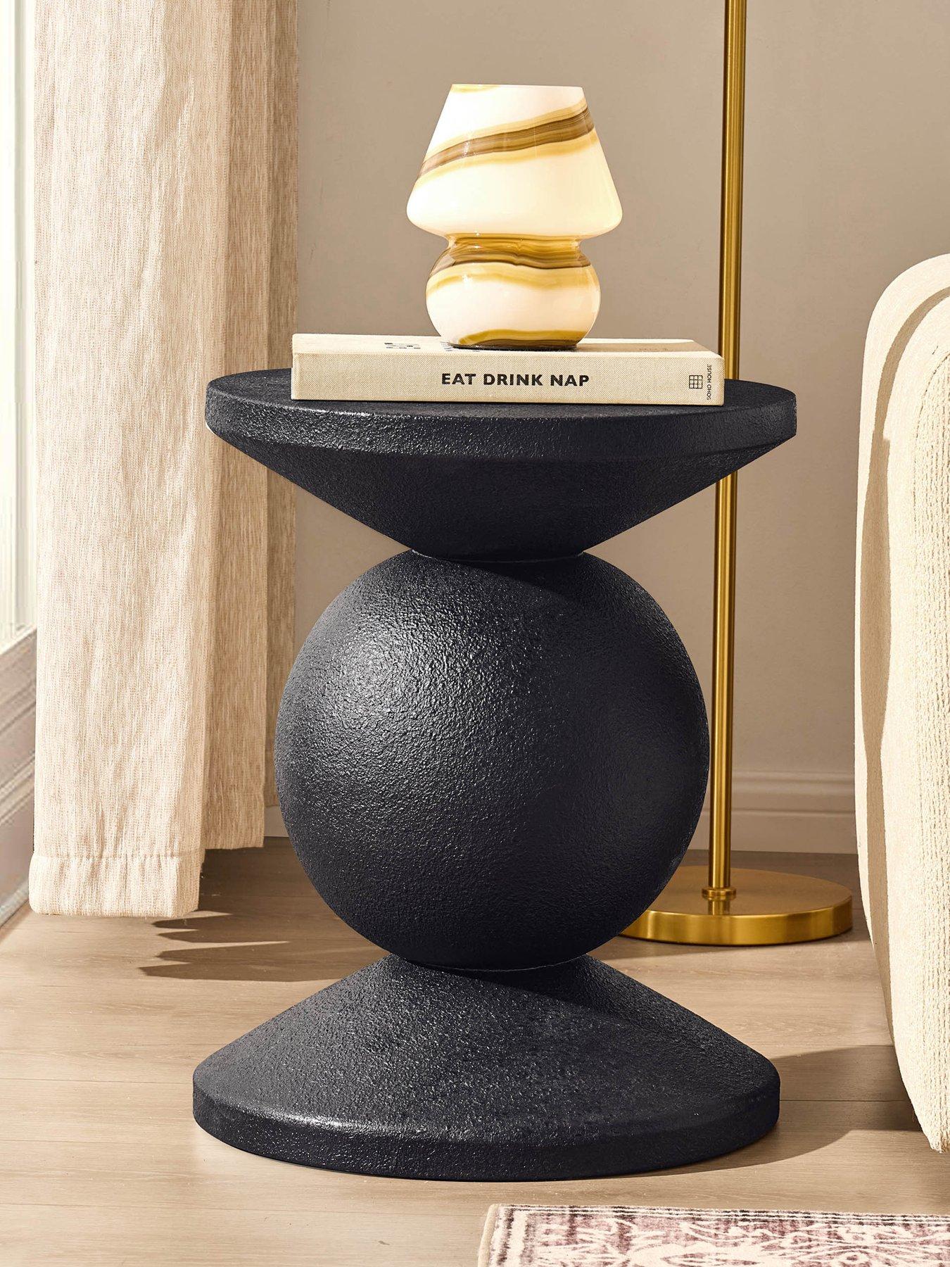 Image 1 of 6 of Dusk Raya Side Table - Black