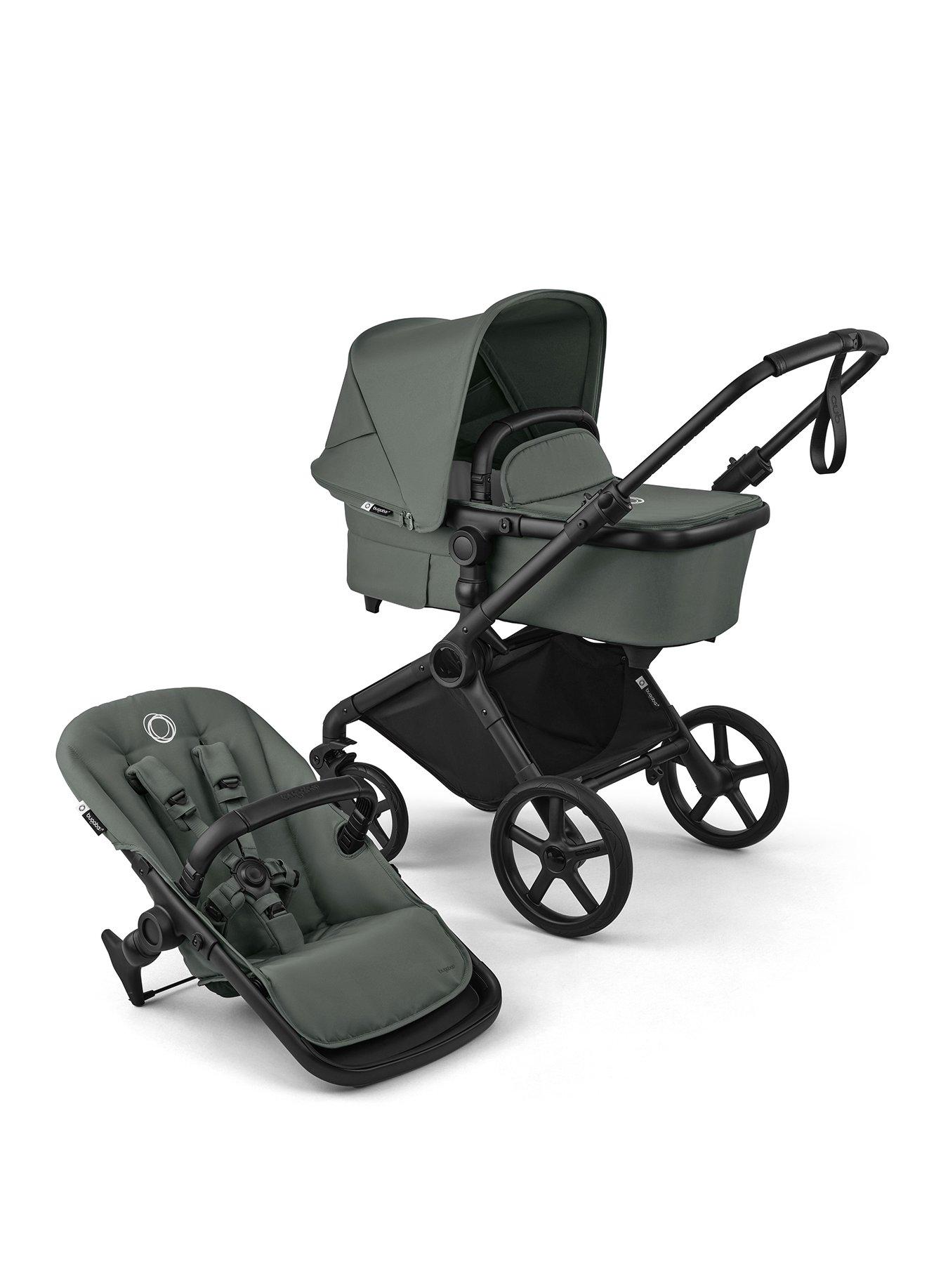Image 1 of 7 of Bugaboo Cub complete UK BLACK/FOREST GREEN-FOREST GREEN